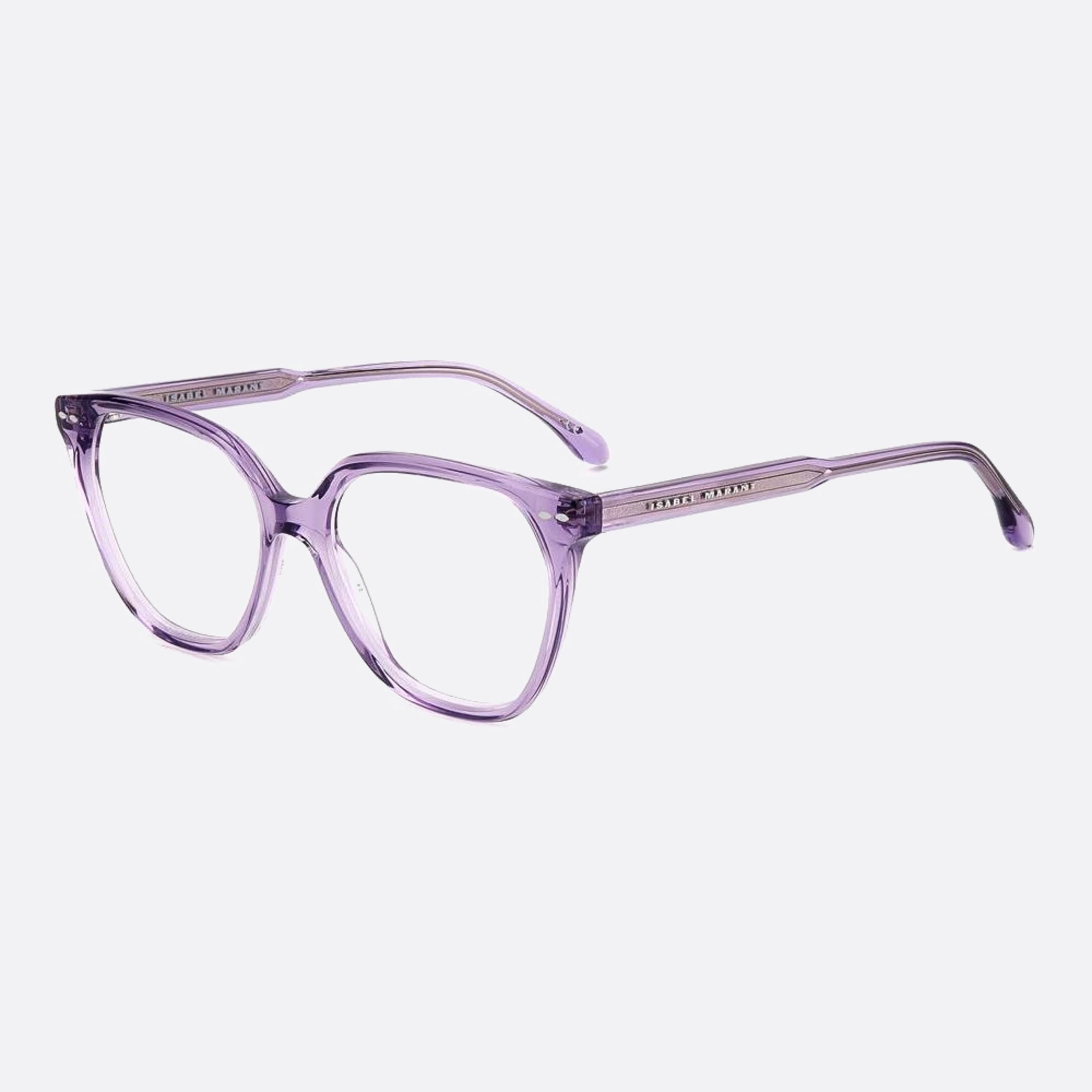 Isabel 53mm Marant Violet Squared Women Eyeglasses - Side View