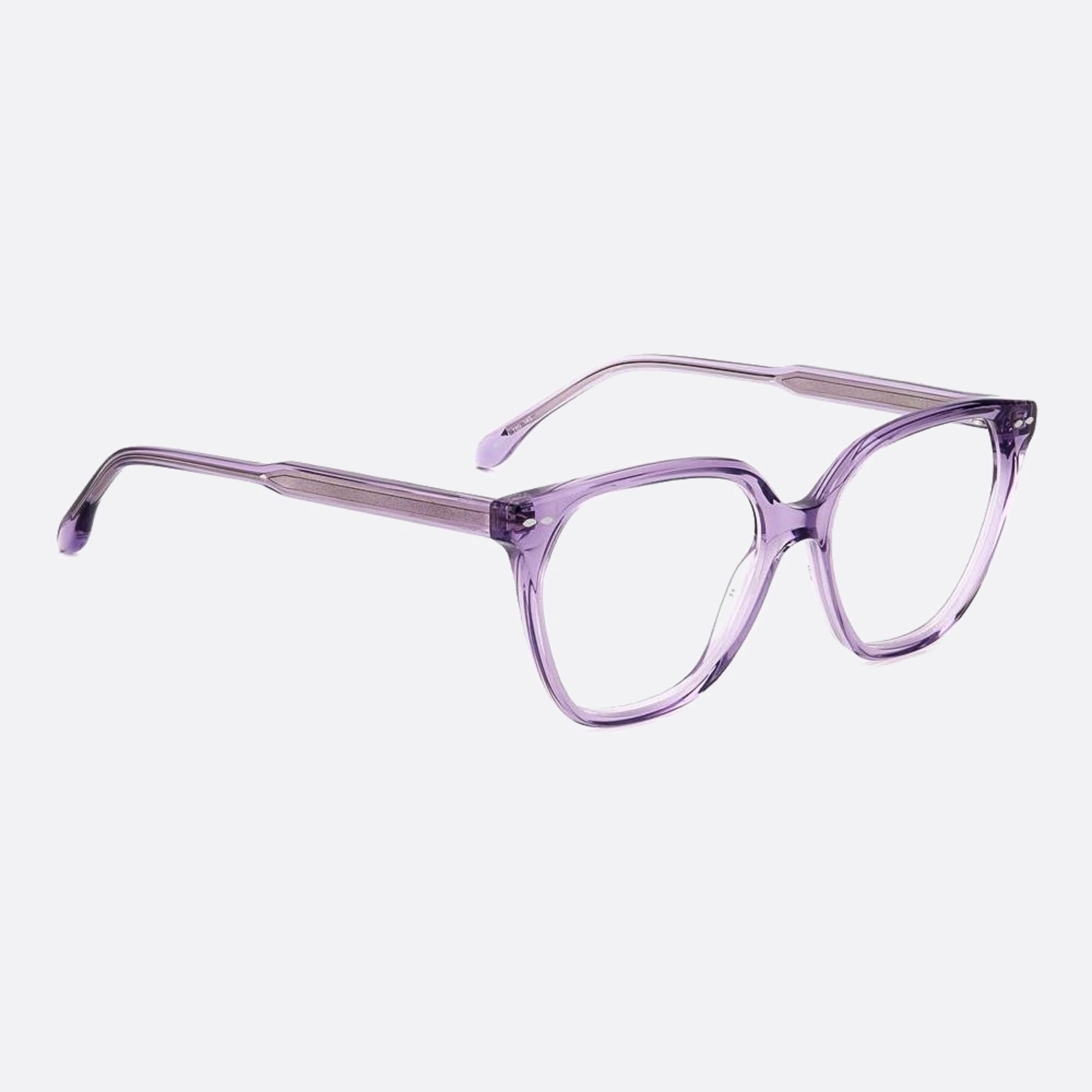 Isabel 53mm Marant Violet Squared Women Eyeglasses - Detail View