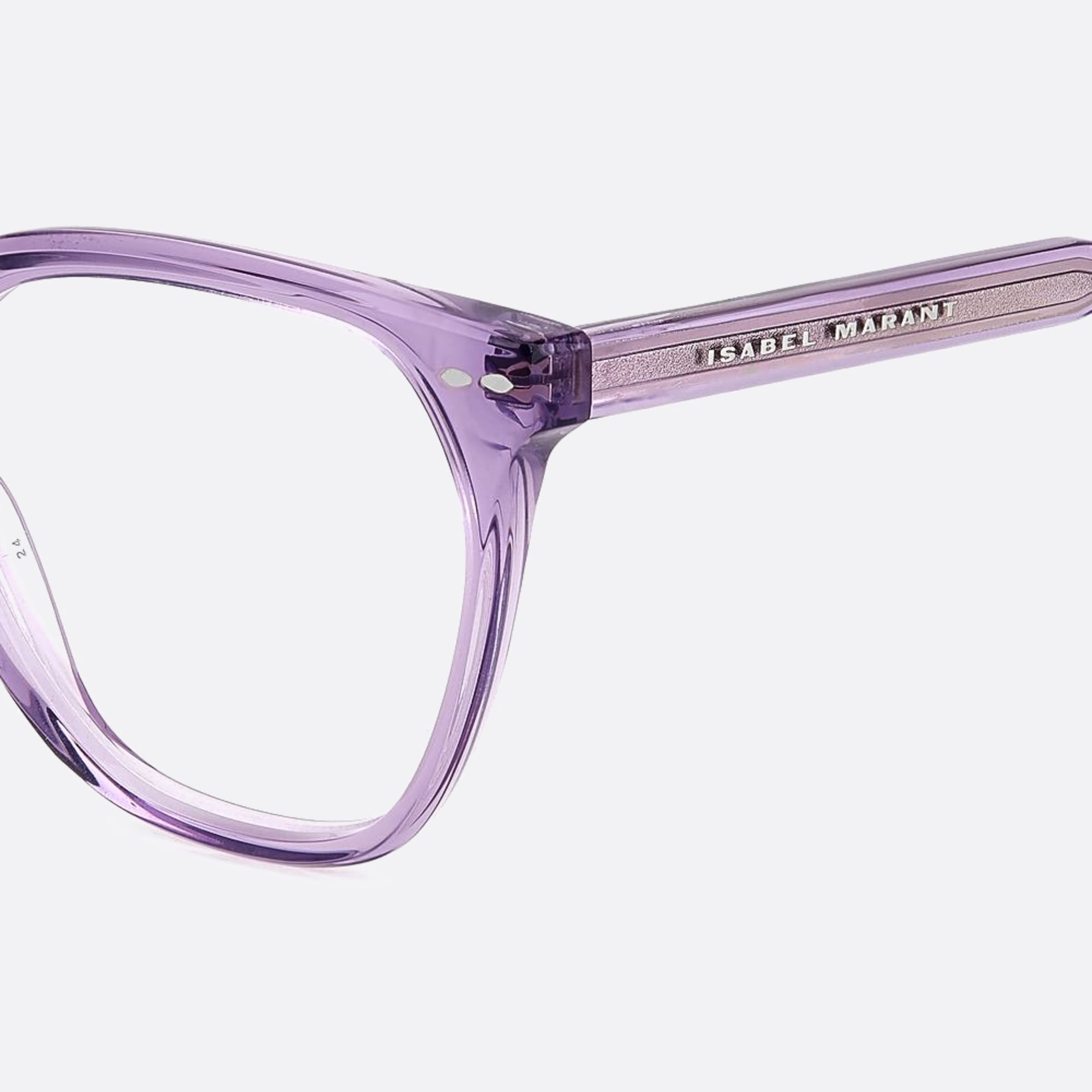 Isabel 53mm Marant Violet Squared Women Eyeglasses - Lifestyle Shot