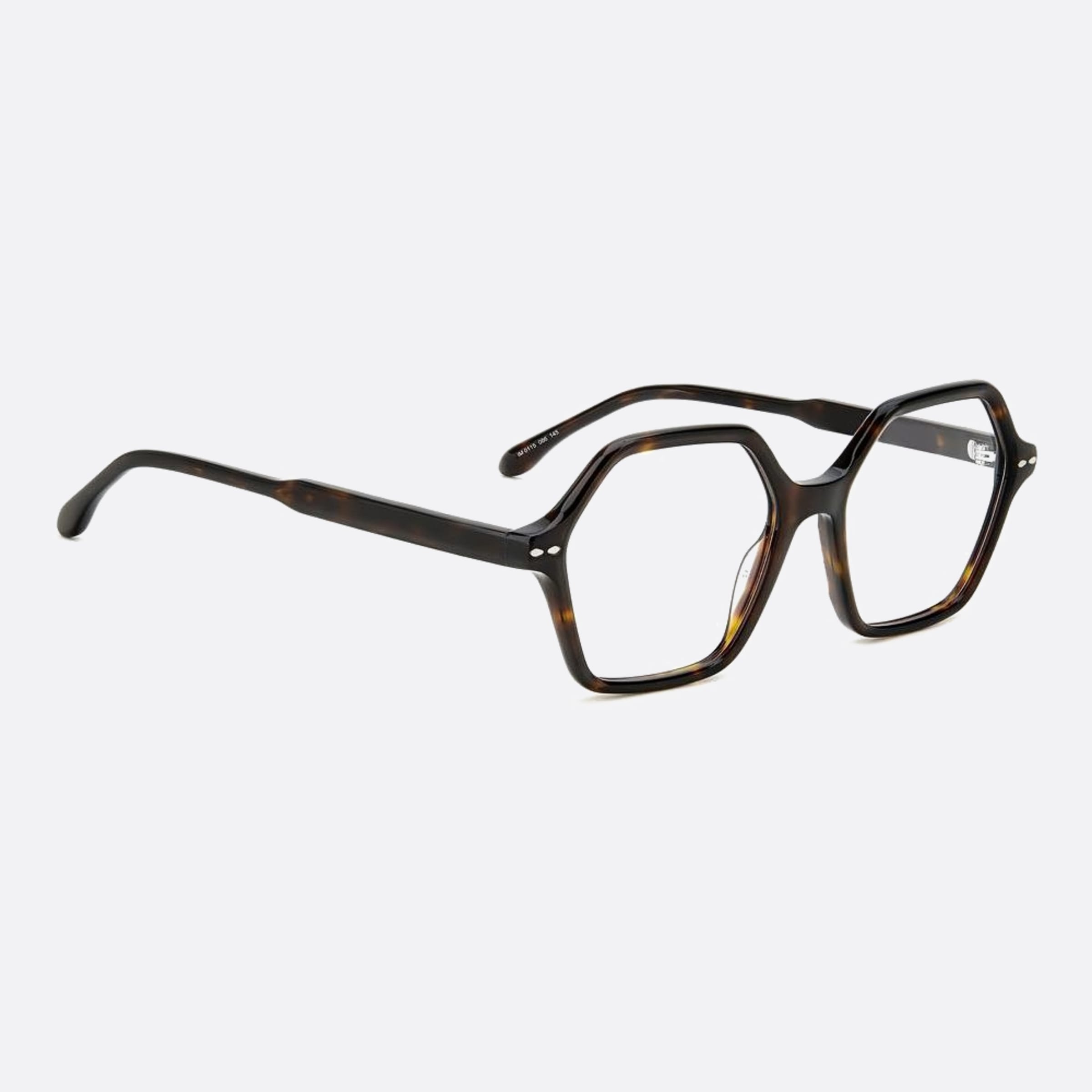 Isabel 52mm Marant Havana Geometric Women Eyeglasses - Detail View