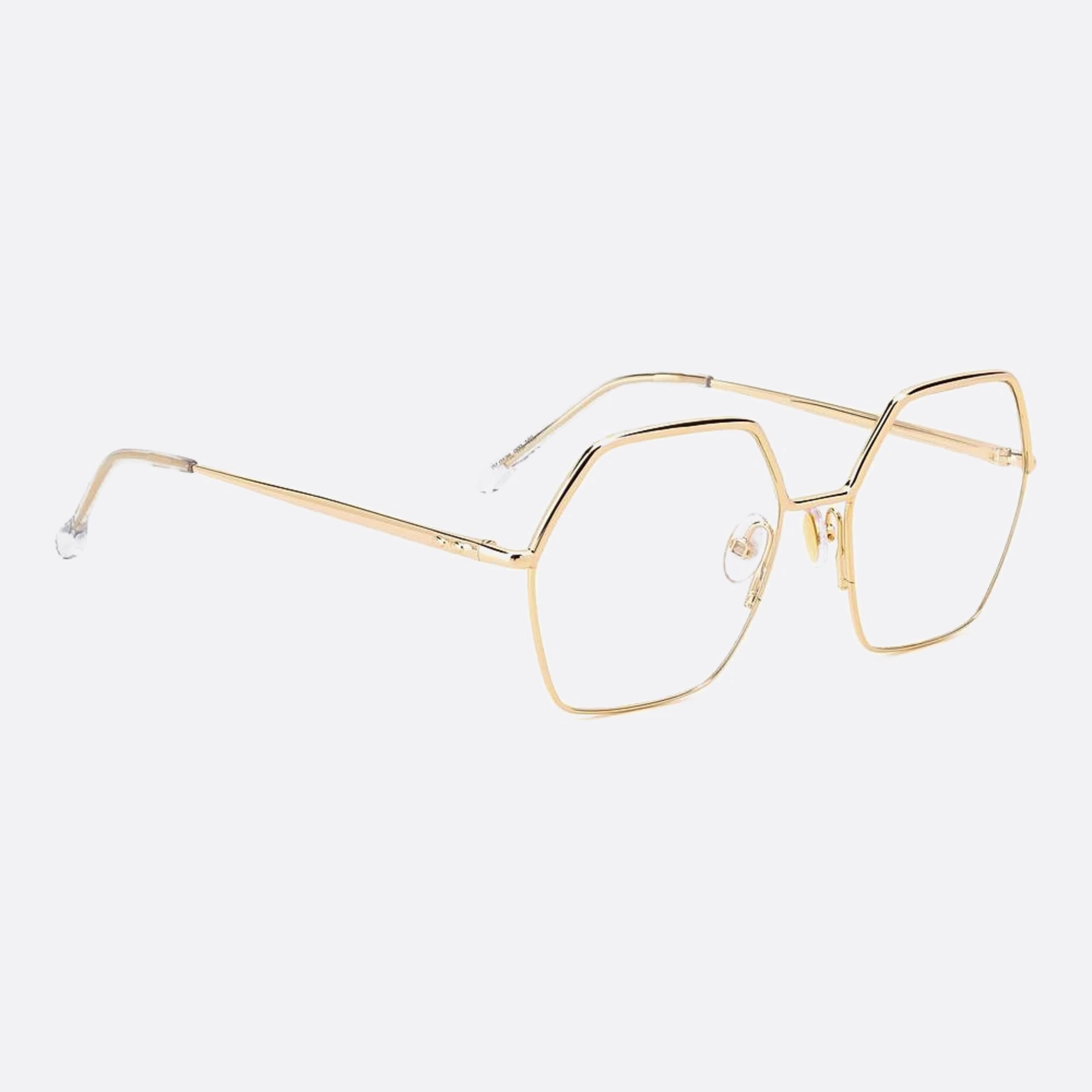 Isabel 55mm Marant Rose Gold Squared Women Eyeglasses - Detail View
