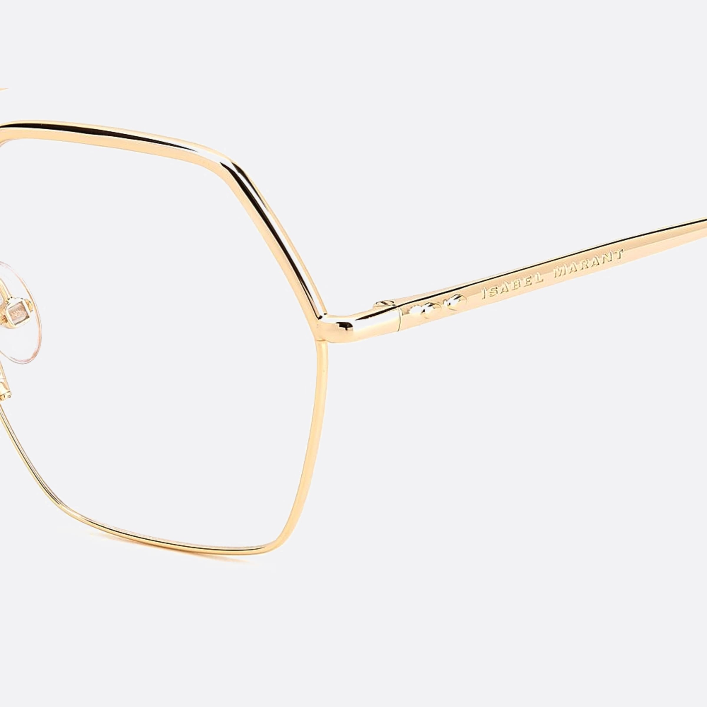 Isabel 55mm Marant Rose Gold Squared Women Eyeglasses - Lifestyle Shot
