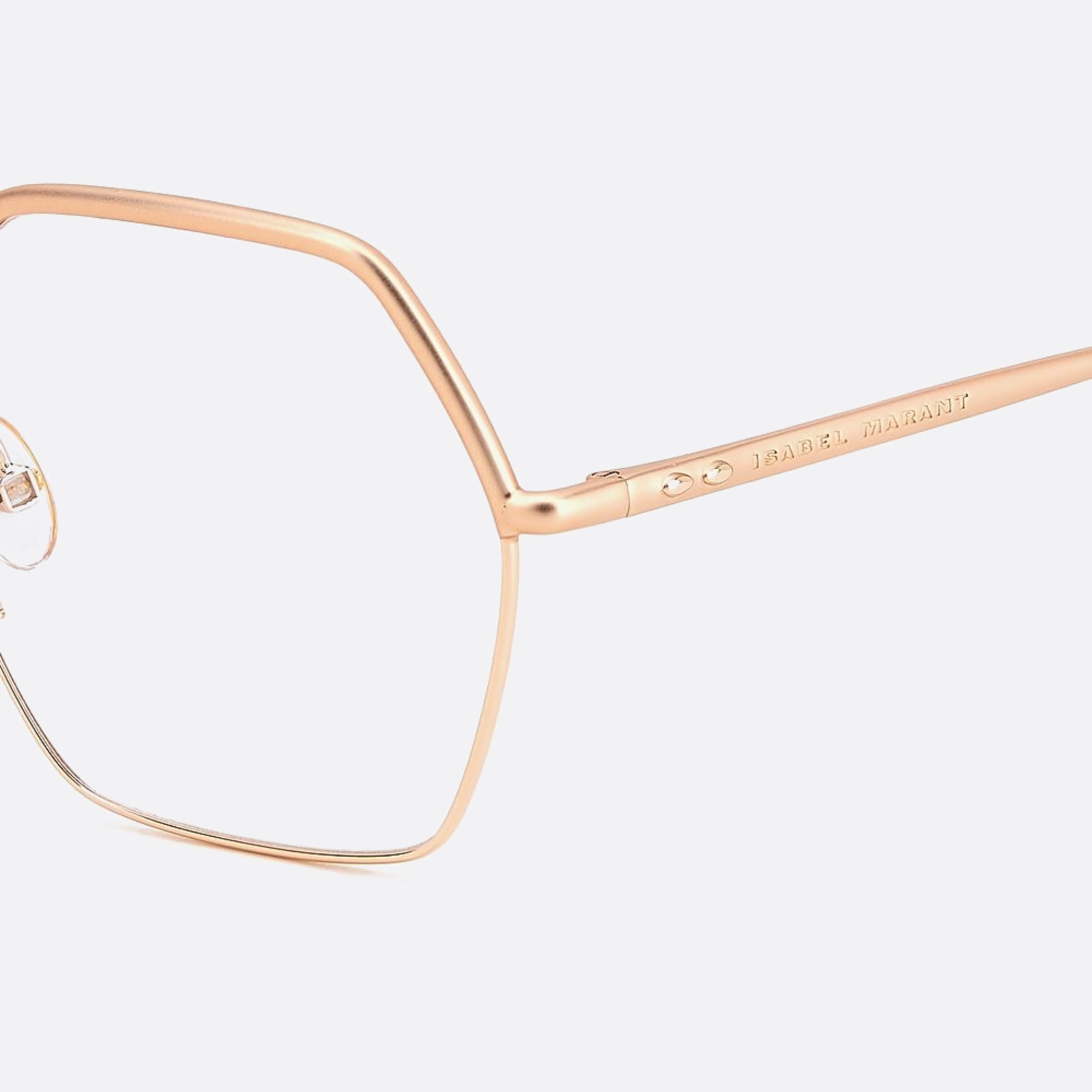 Isabel 55mm Marant Ddb Orange Squared Women Eyeglasses - Lifestyle Shot