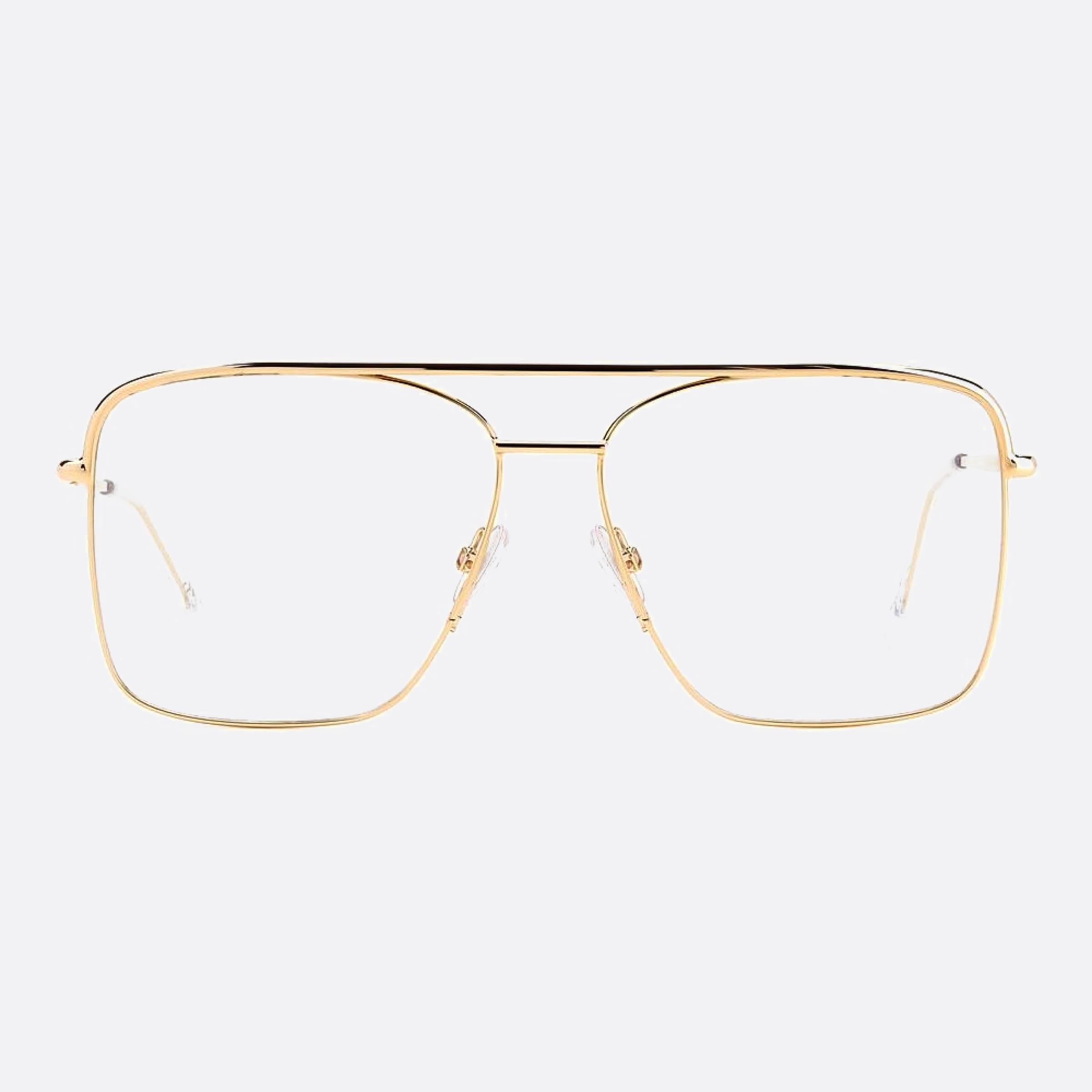 Isabel 57mm Marant Rose Gold Pilot Women Eyeglasses - Main View