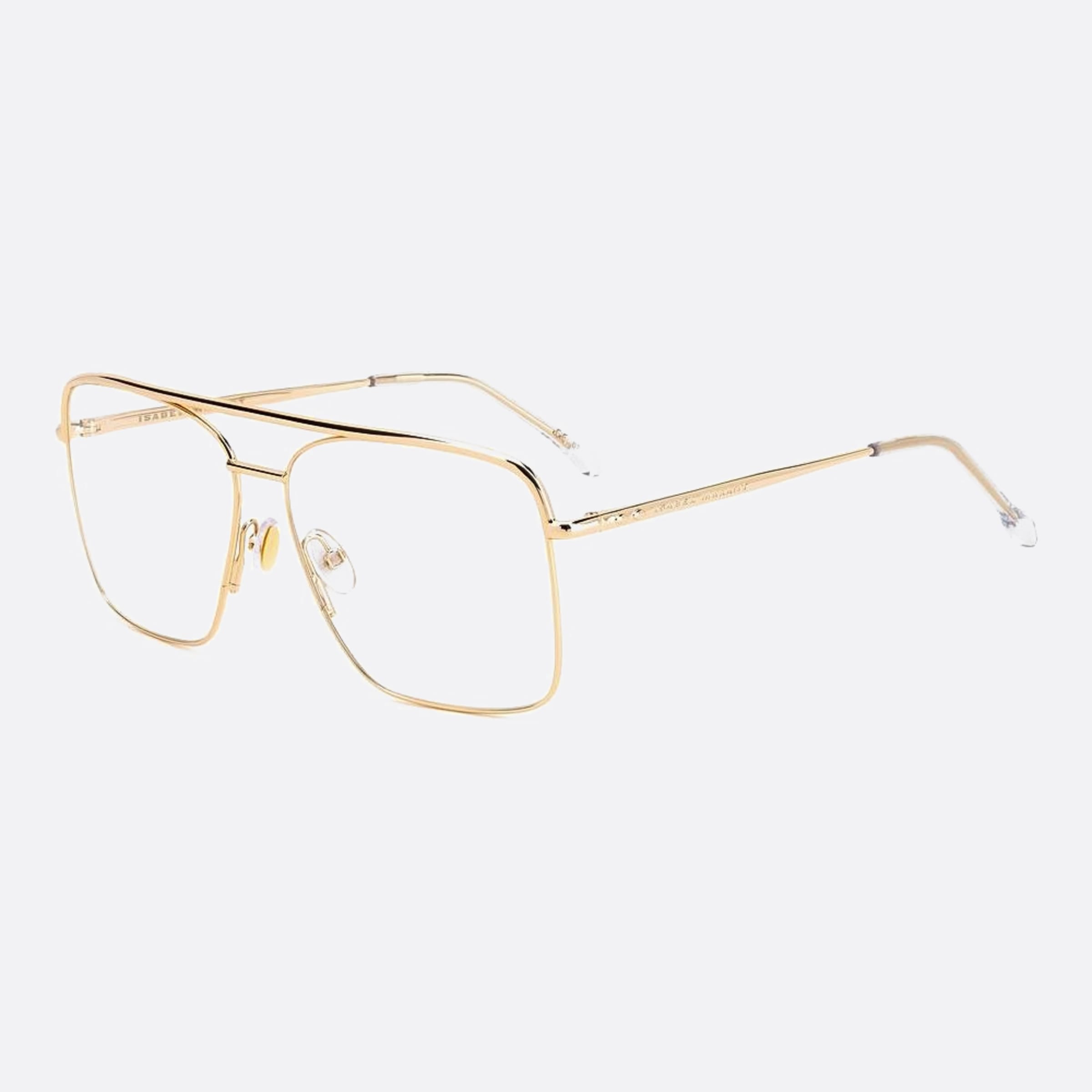 Isabel 57mm Marant Rose Gold Pilot Women Eyeglasses - Side View