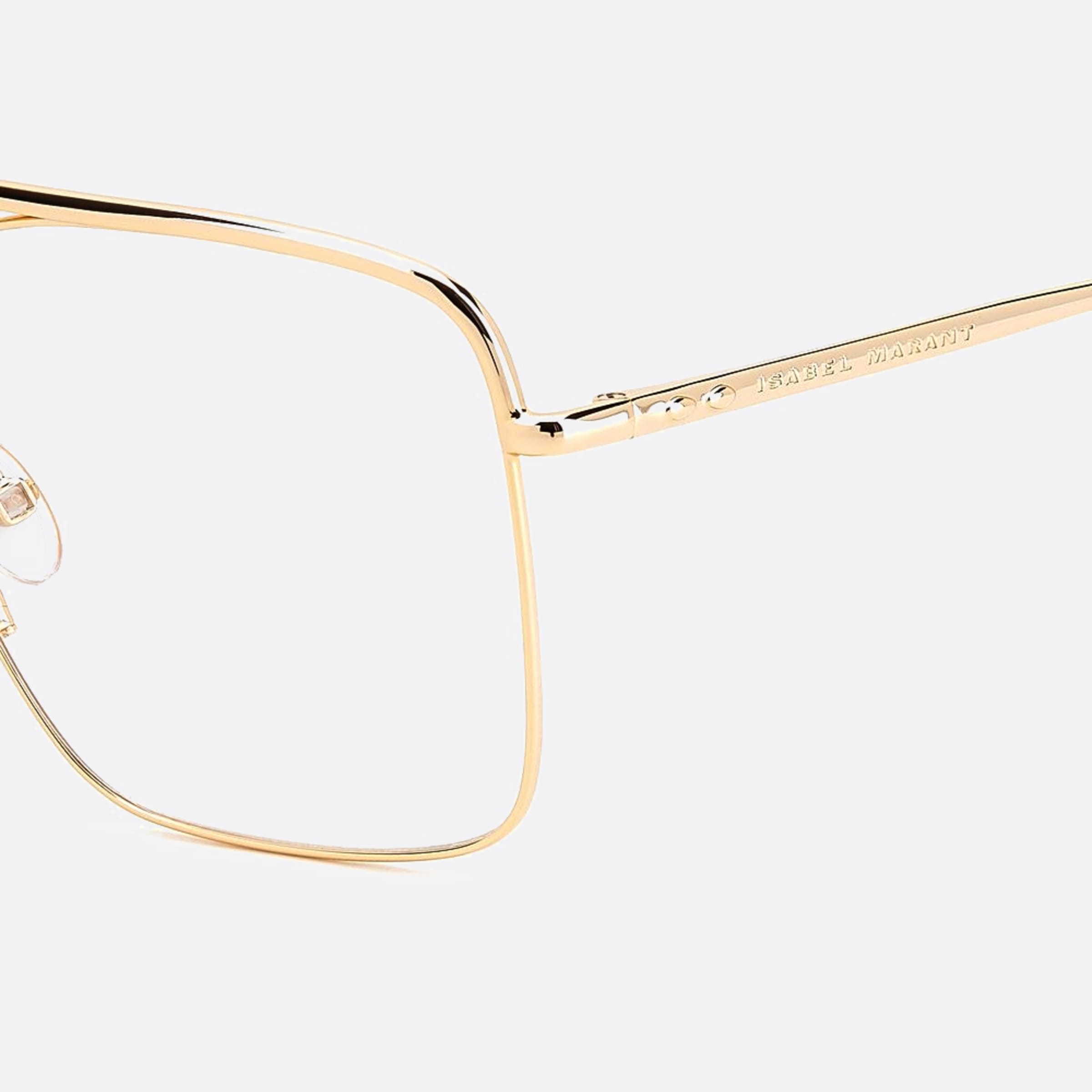 Isabel 57mm Marant Rose Gold Pilot Women Eyeglasses - Lifestyle Shot