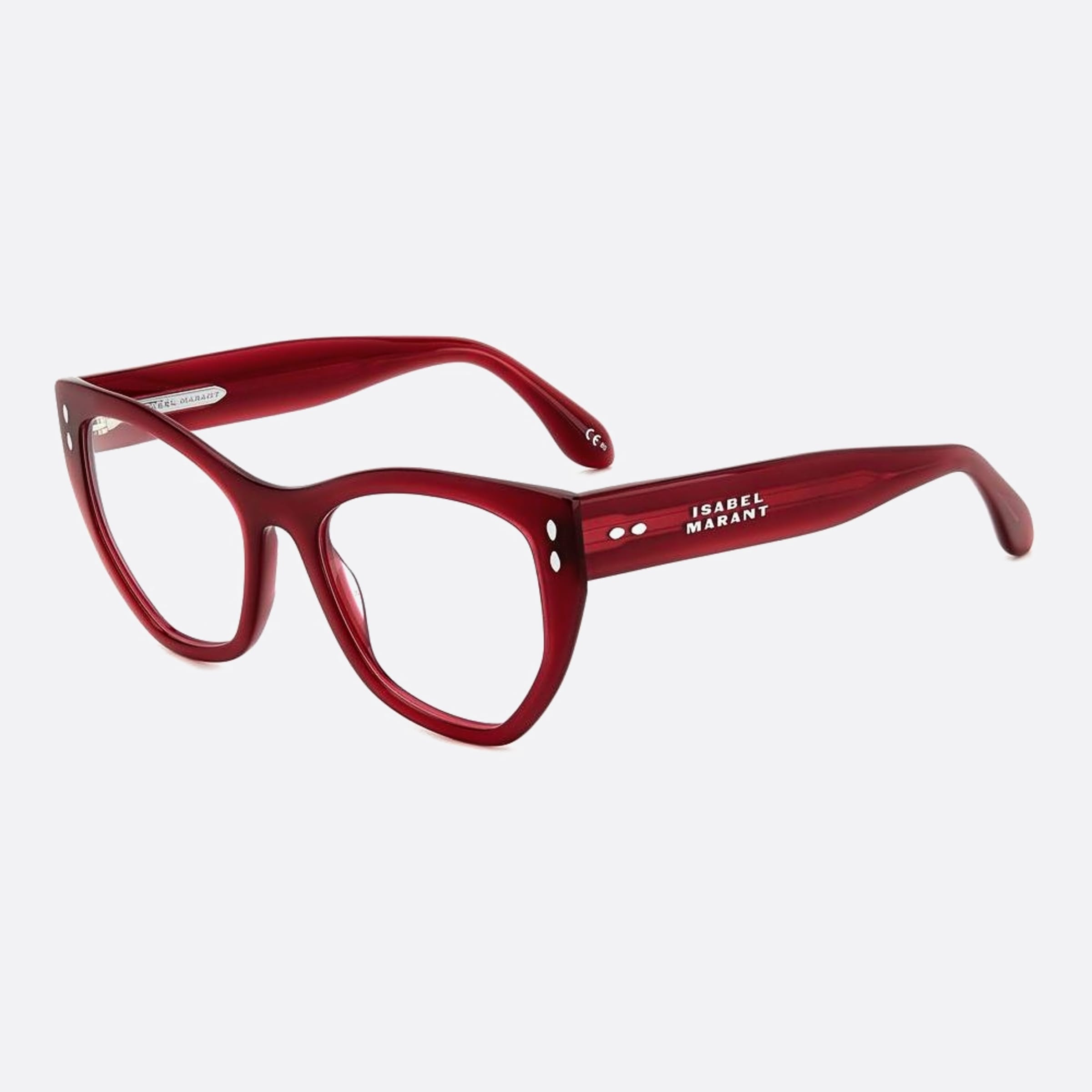 Isabel 52mm Marant Lhf Red Squared Women Eyeglasses - Side View