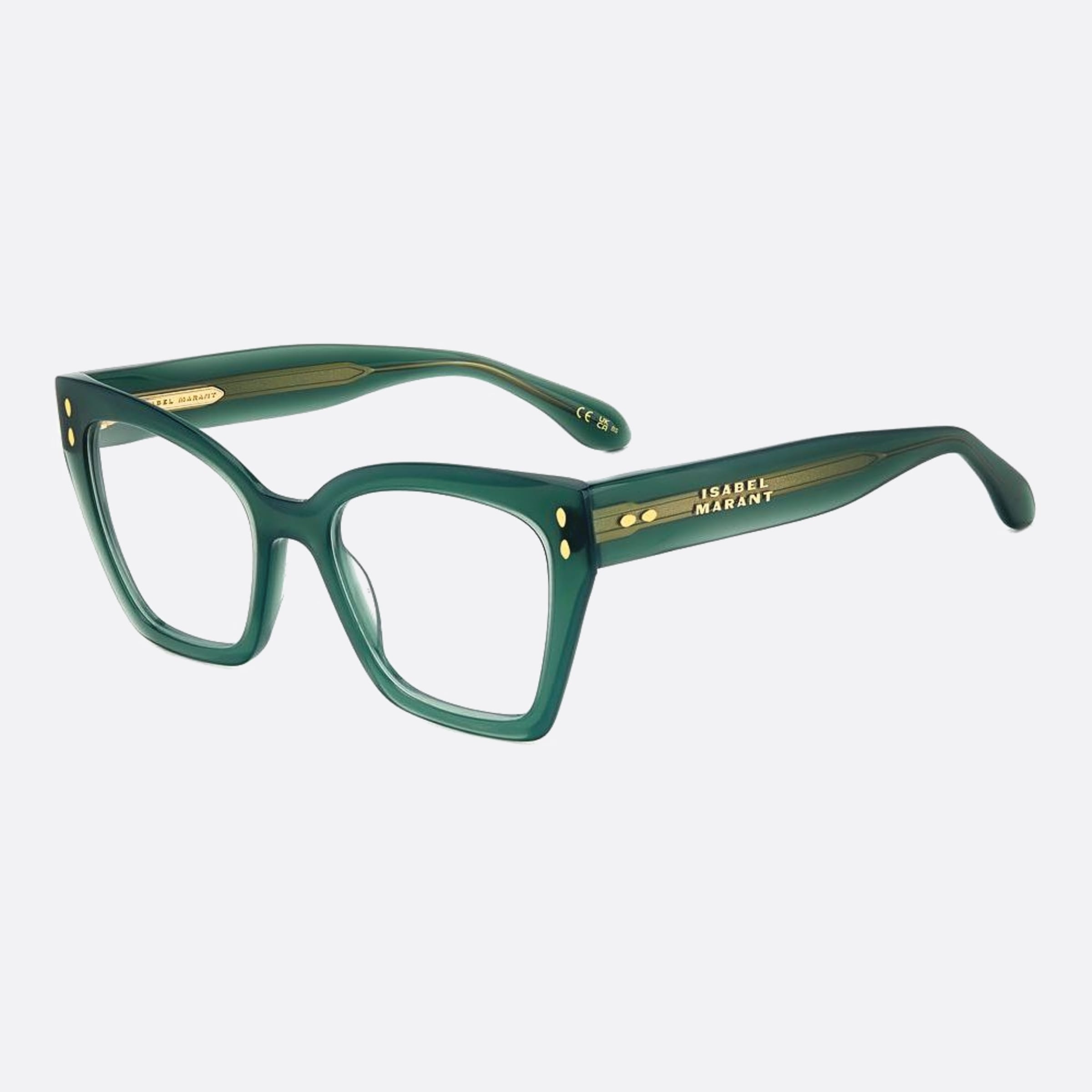 Isabel 52mm Marant 1ed Green Cat Eye Women Eyeglasses - Side View