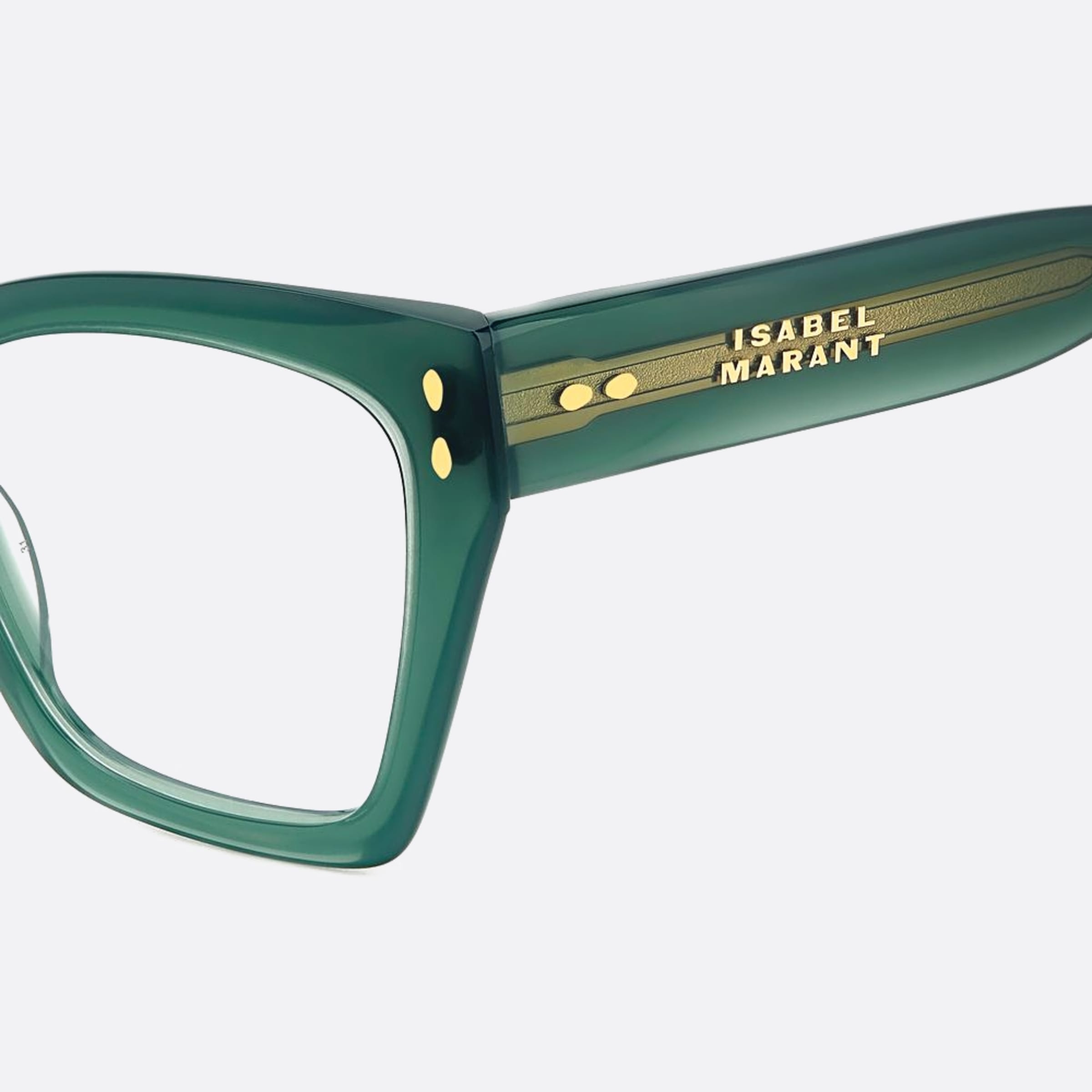 Isabel 52mm Marant 1ed Green Cat Eye Women Eyeglasses - Detail View