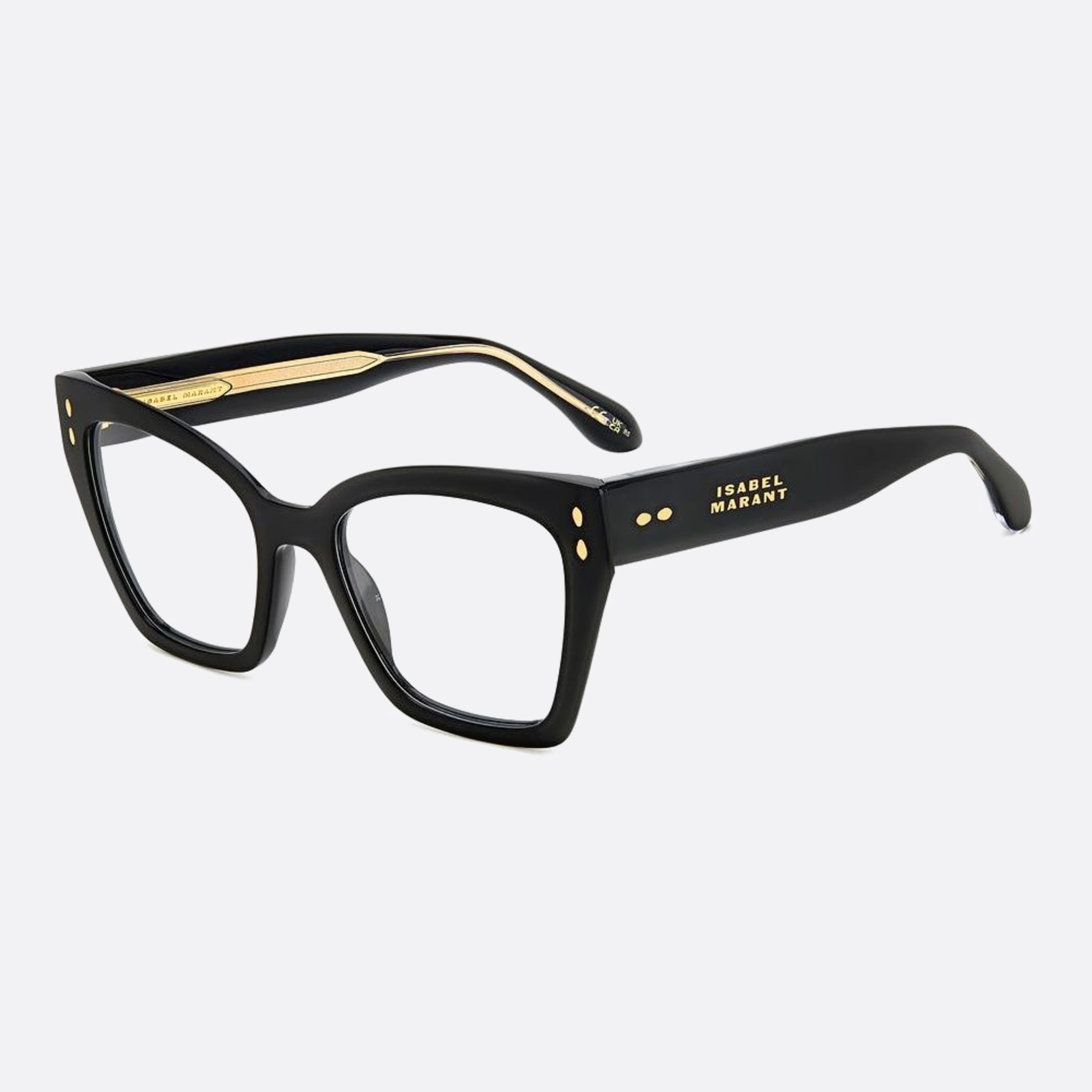 Isabel 52mm Marant Black Cat Eye Women Eyeglasses - Side View