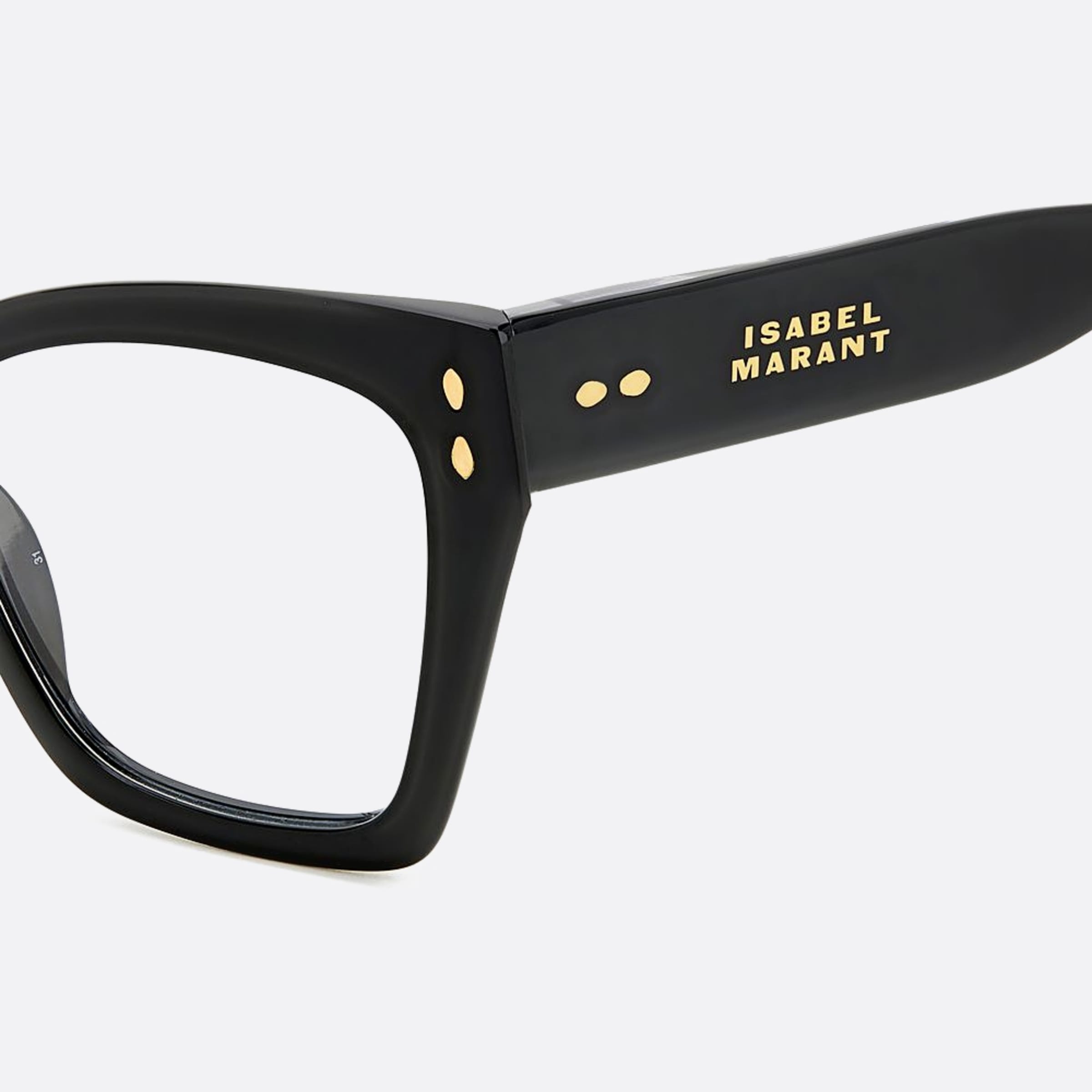 Isabel 52mm Marant Black Cat Eye Women Eyeglasses - Detail View