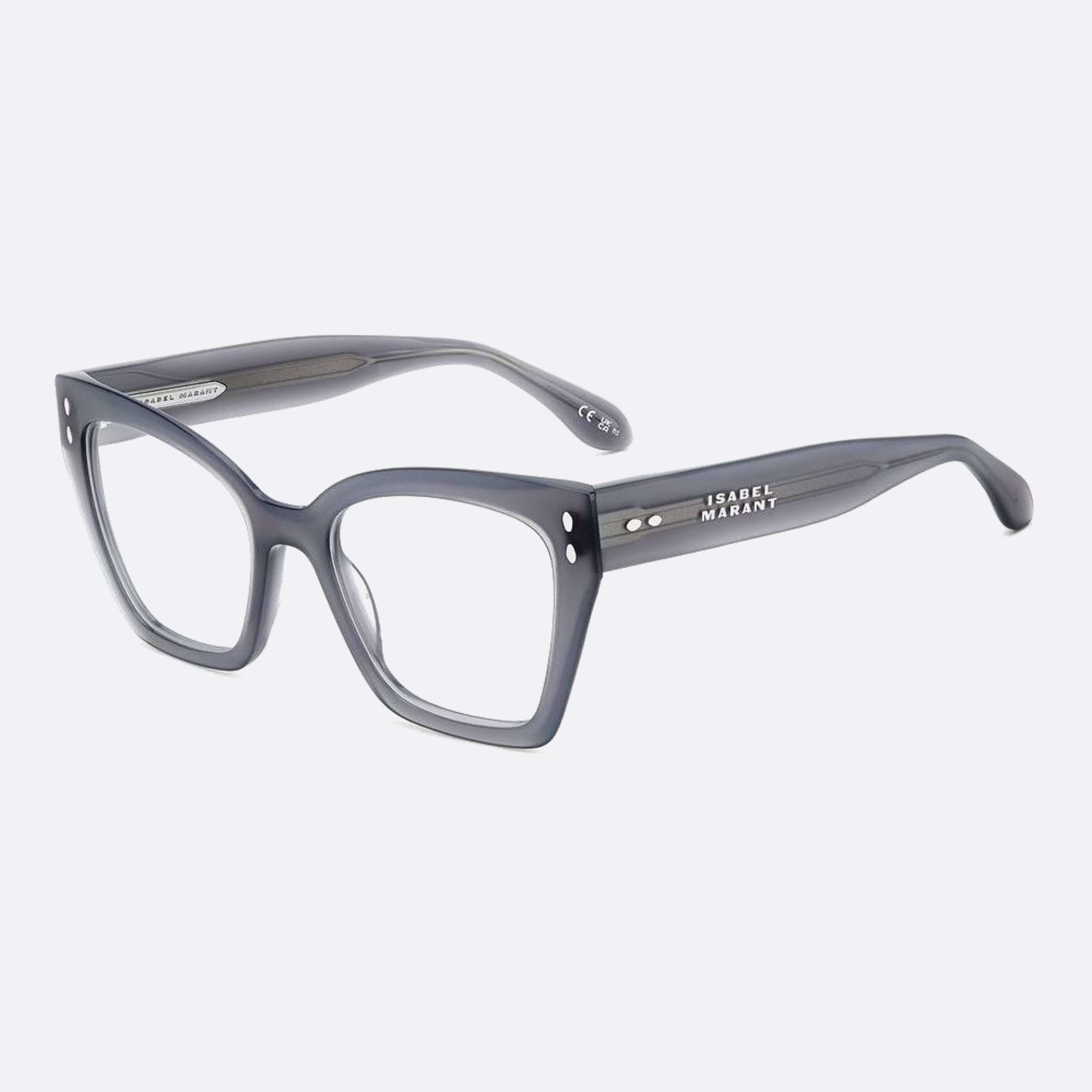 Isabel 52mm Marant Kb7 Grey Cat Eye Women Eyeglasses - Side View