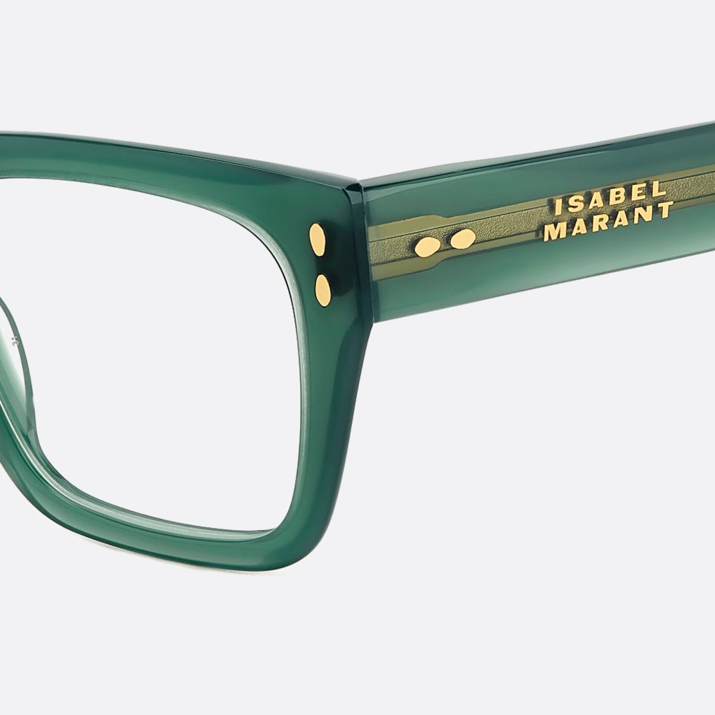 Isabel 50mm Marant 1ed Green Cat Eye Women Eyeglasses - Detail View