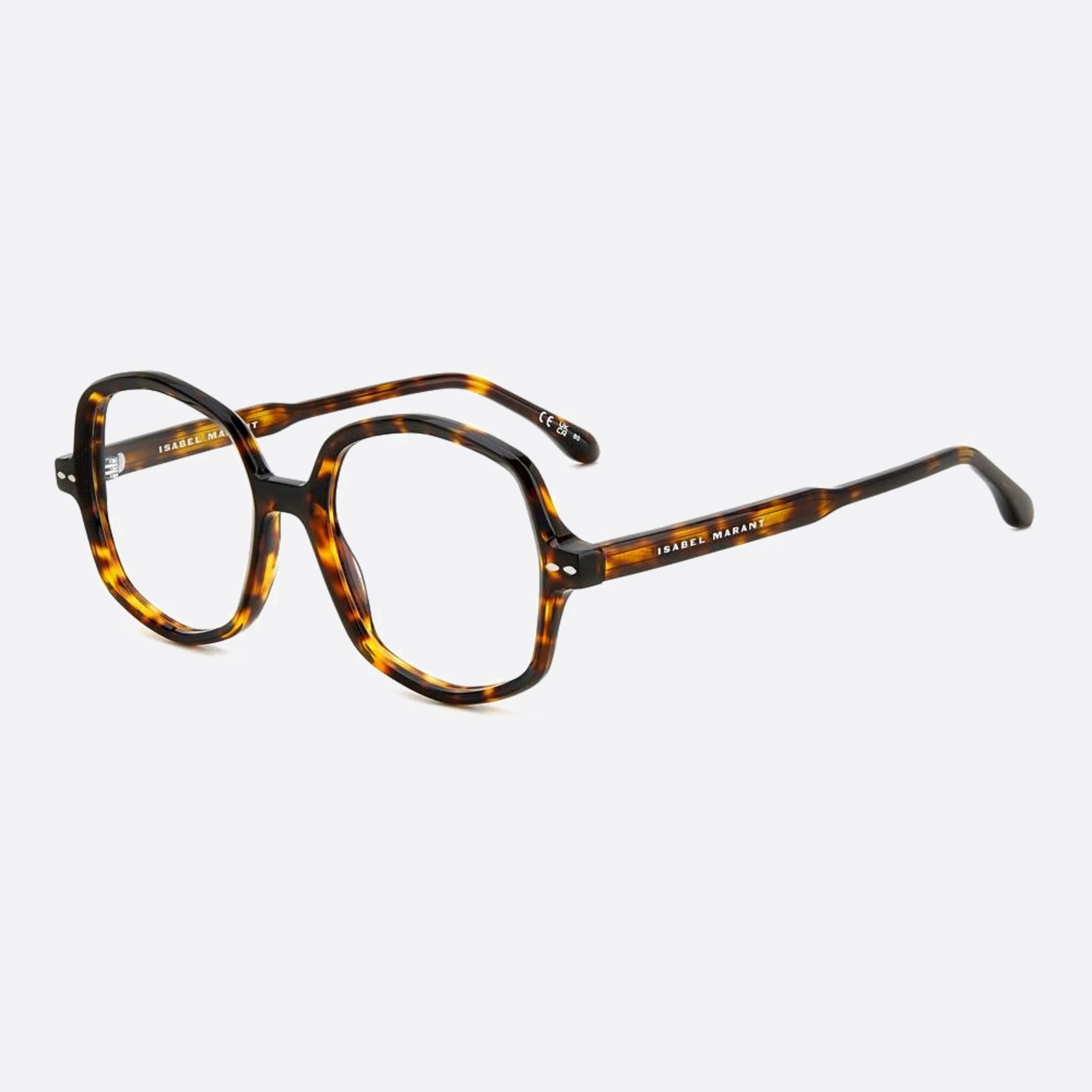 Isabel 51mm Marant Havana Geometric Women Eyeglasses - Side View