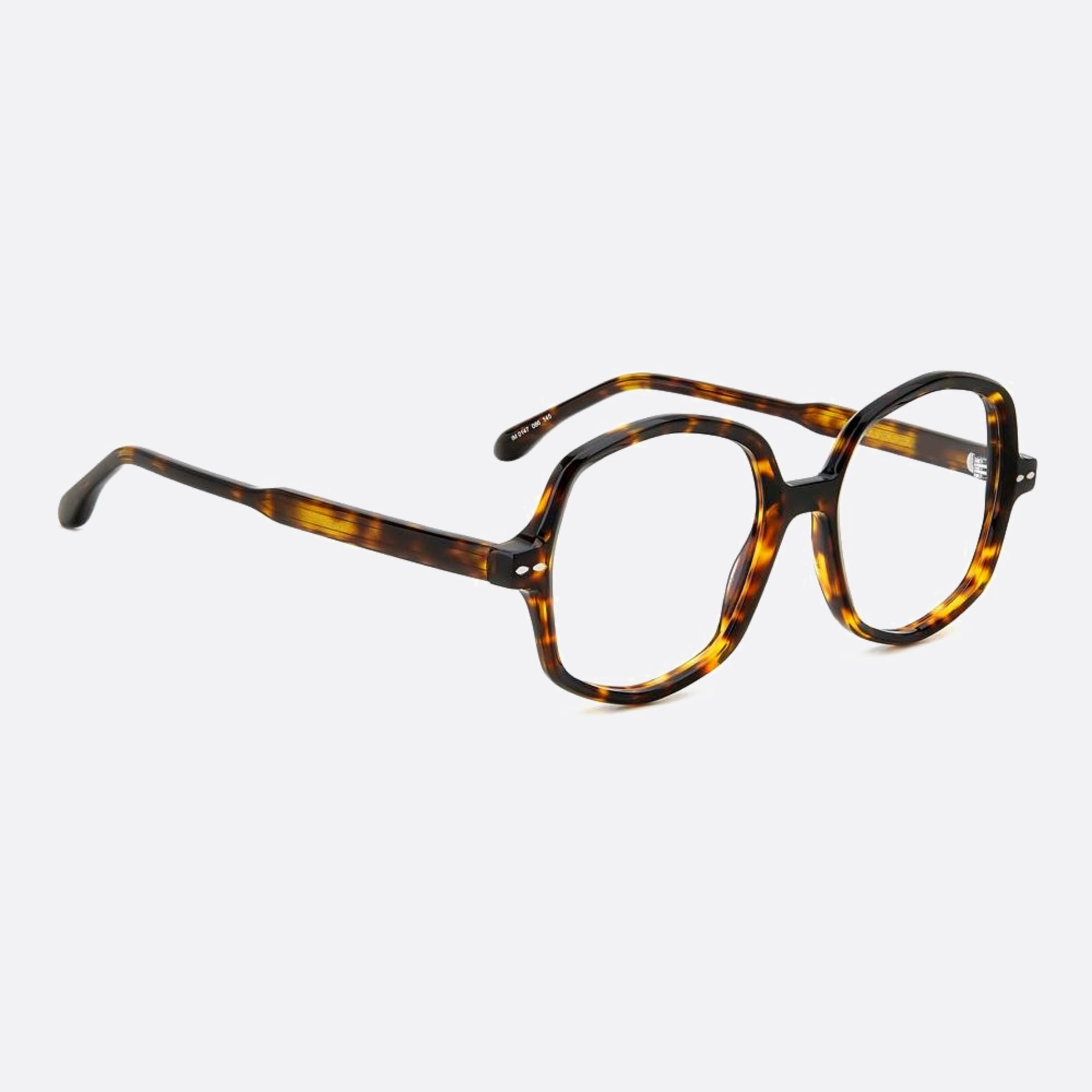 Isabel 51mm Marant Havana Geometric Women Eyeglasses - Detail View