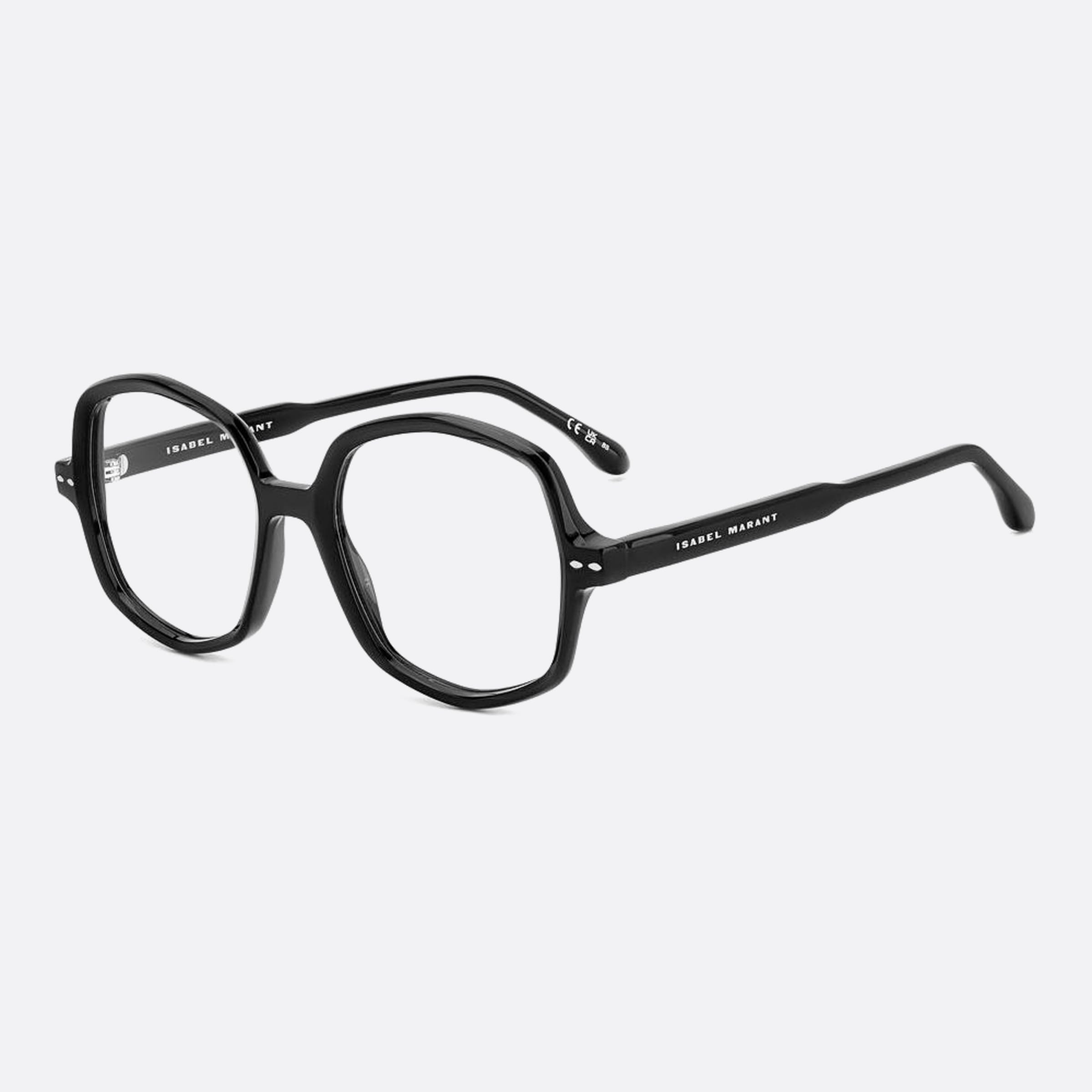 Isabel 51mm Marant Black Geometric Women Eyeglasses - Main View