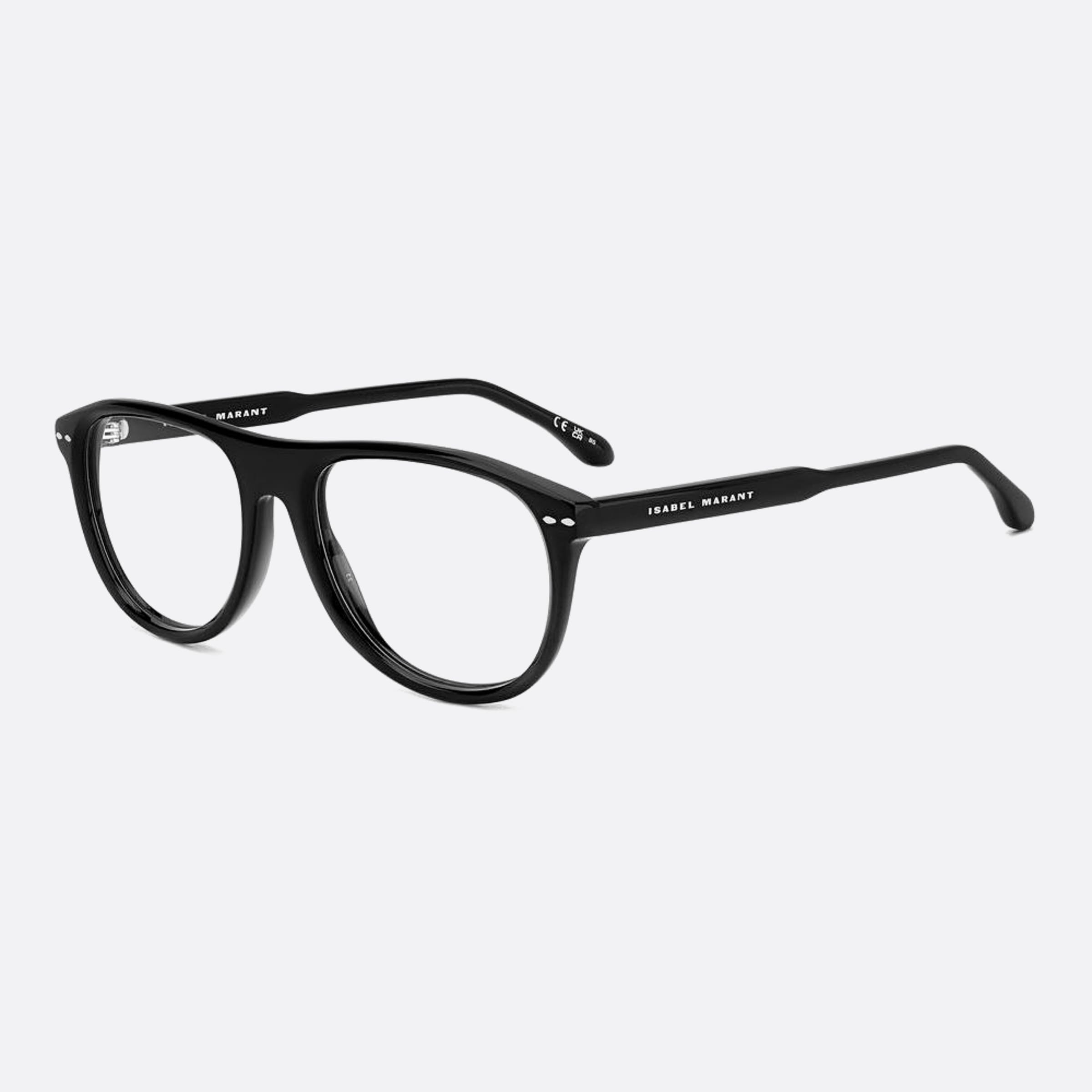 Isabel 54mm Marant Black Pilot Women Eyeglasses - Side View