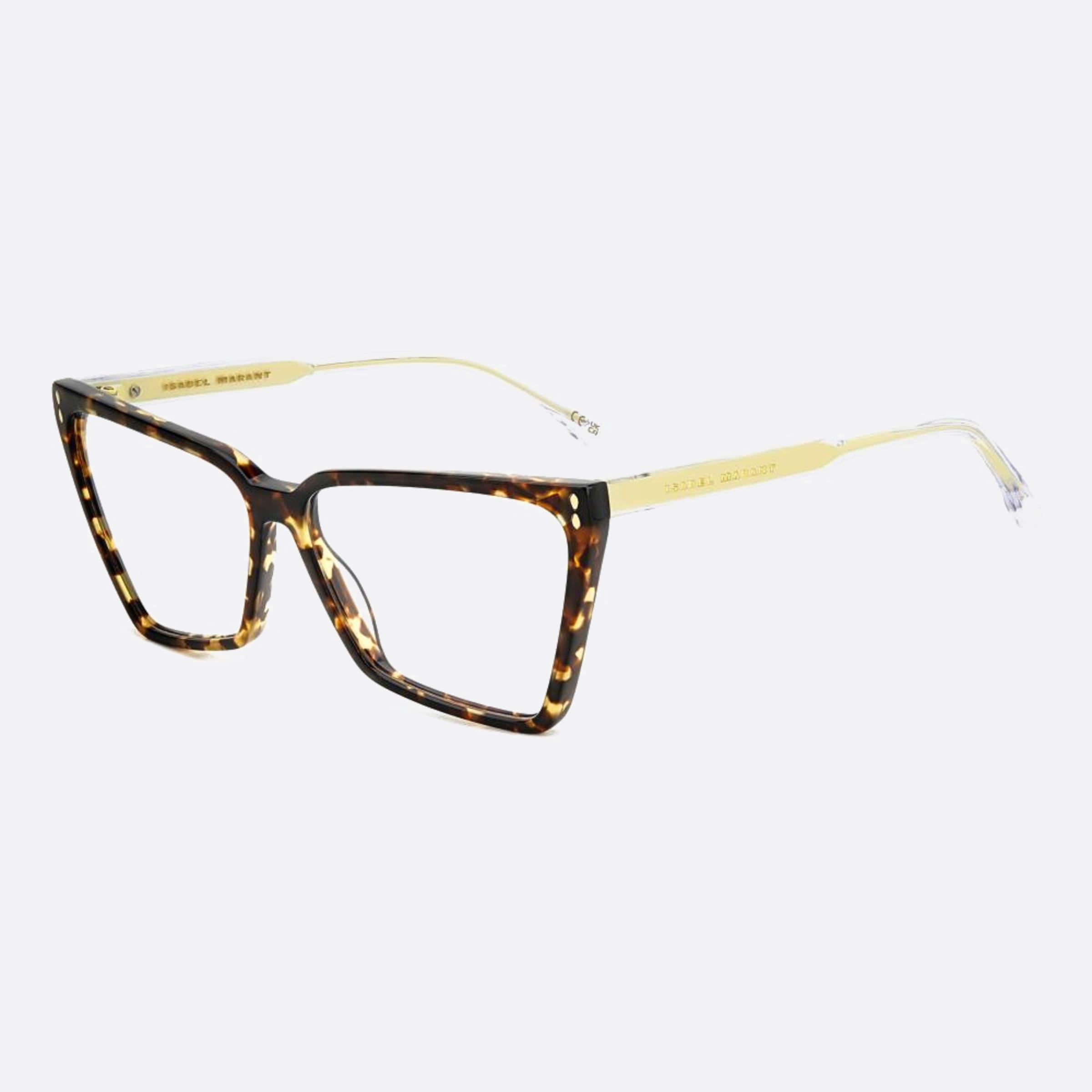 Isabel 57mm Marant Havana Oversize Women Eyeglasses - Side View