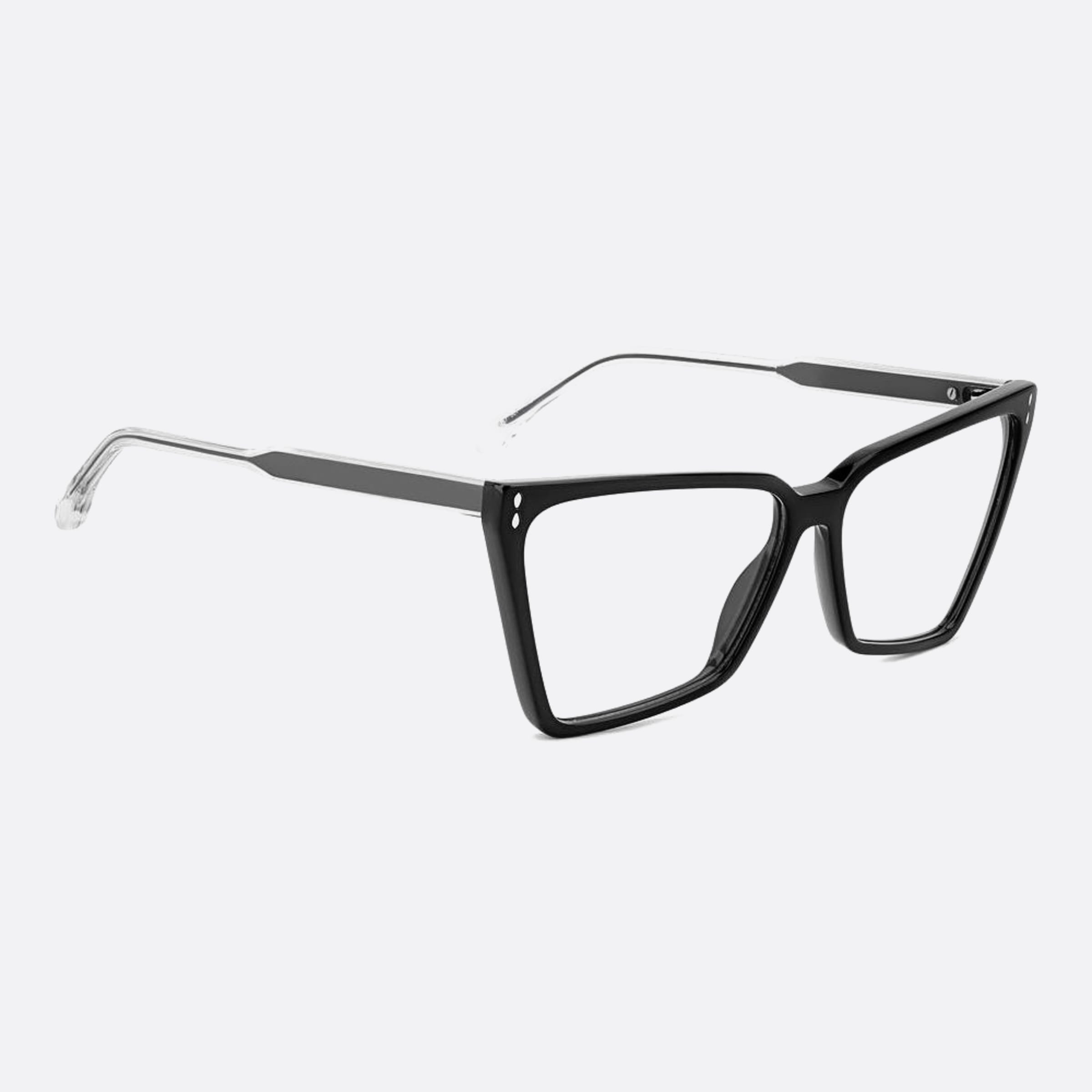 Isabel 57mm Marant Black Oversize Women Eyeglasses - Detail View
