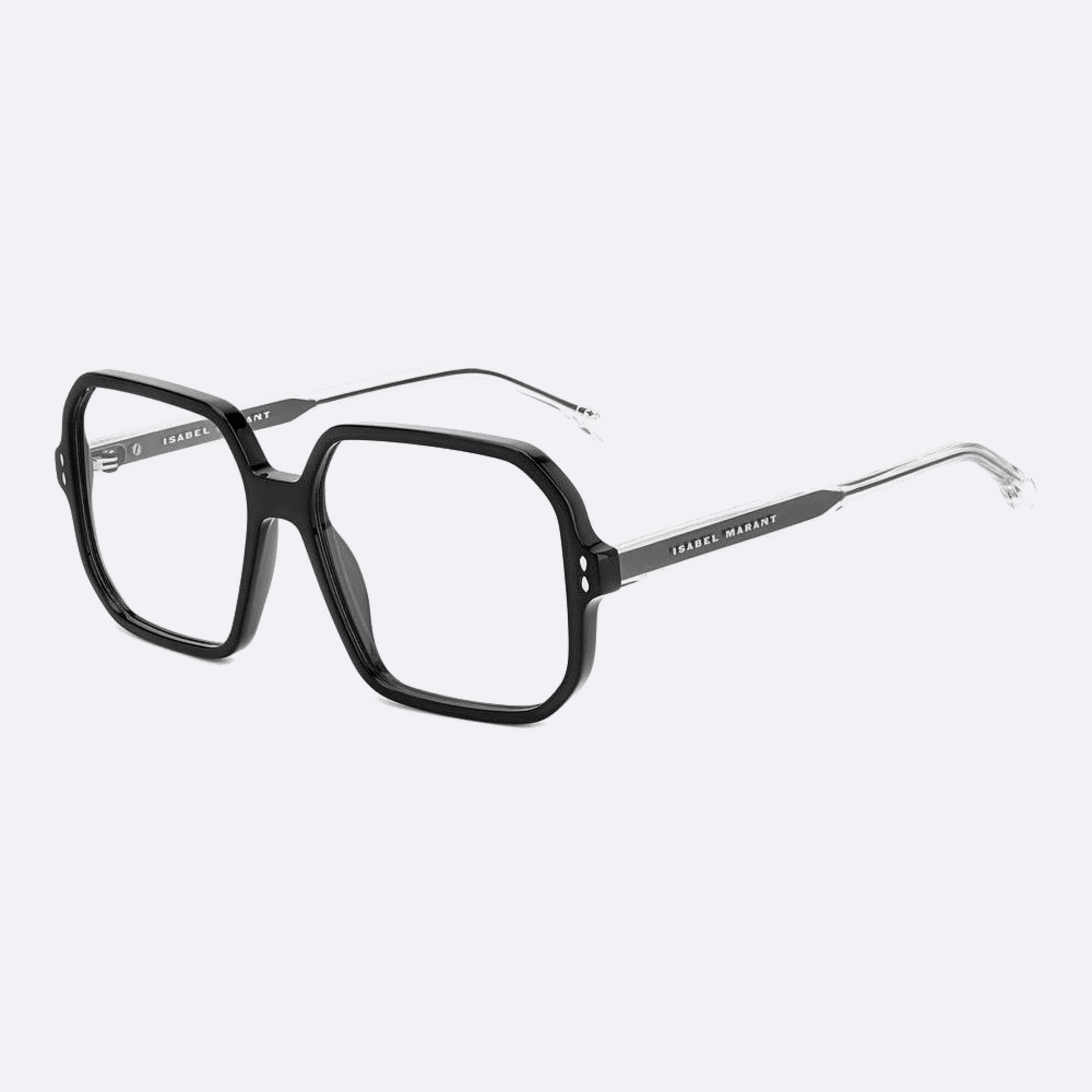 Isabel 55mm Marant Black Oversize Women Eyeglasses - Side View