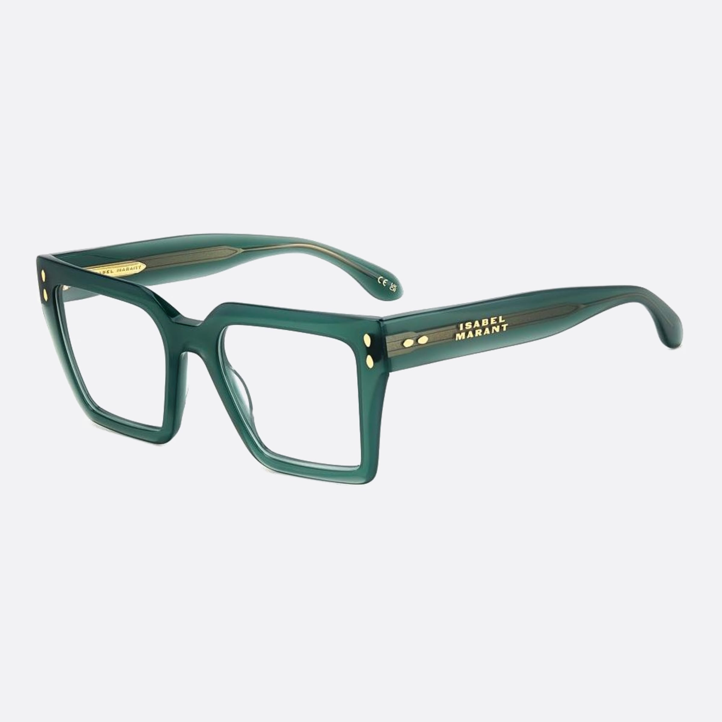 Isabel 51mm Marant 1ed Green Geometric Women Eyeglasses - Side View