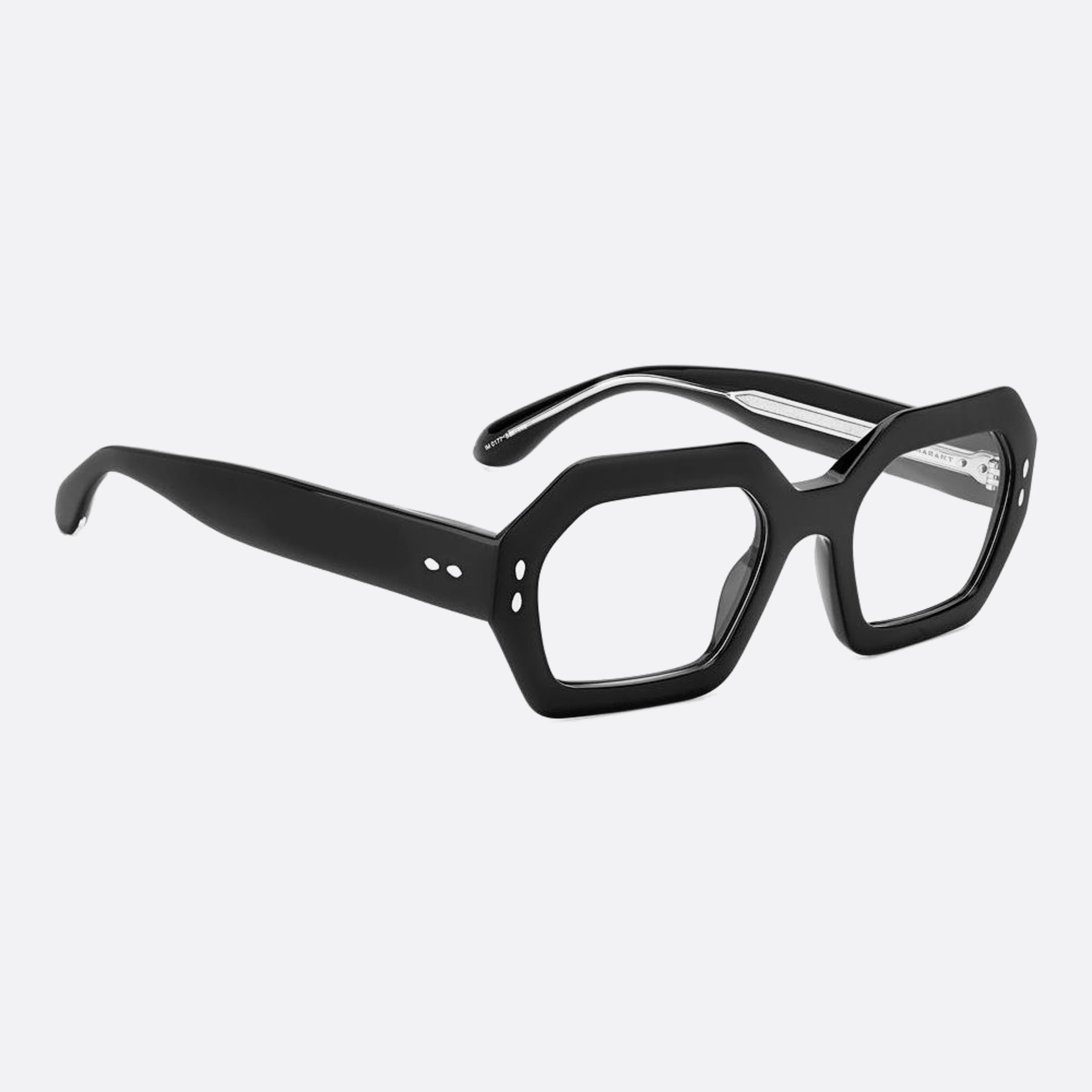 Isabel 51mm Marant Black Geometric Women Eyeglasses - Detail View
