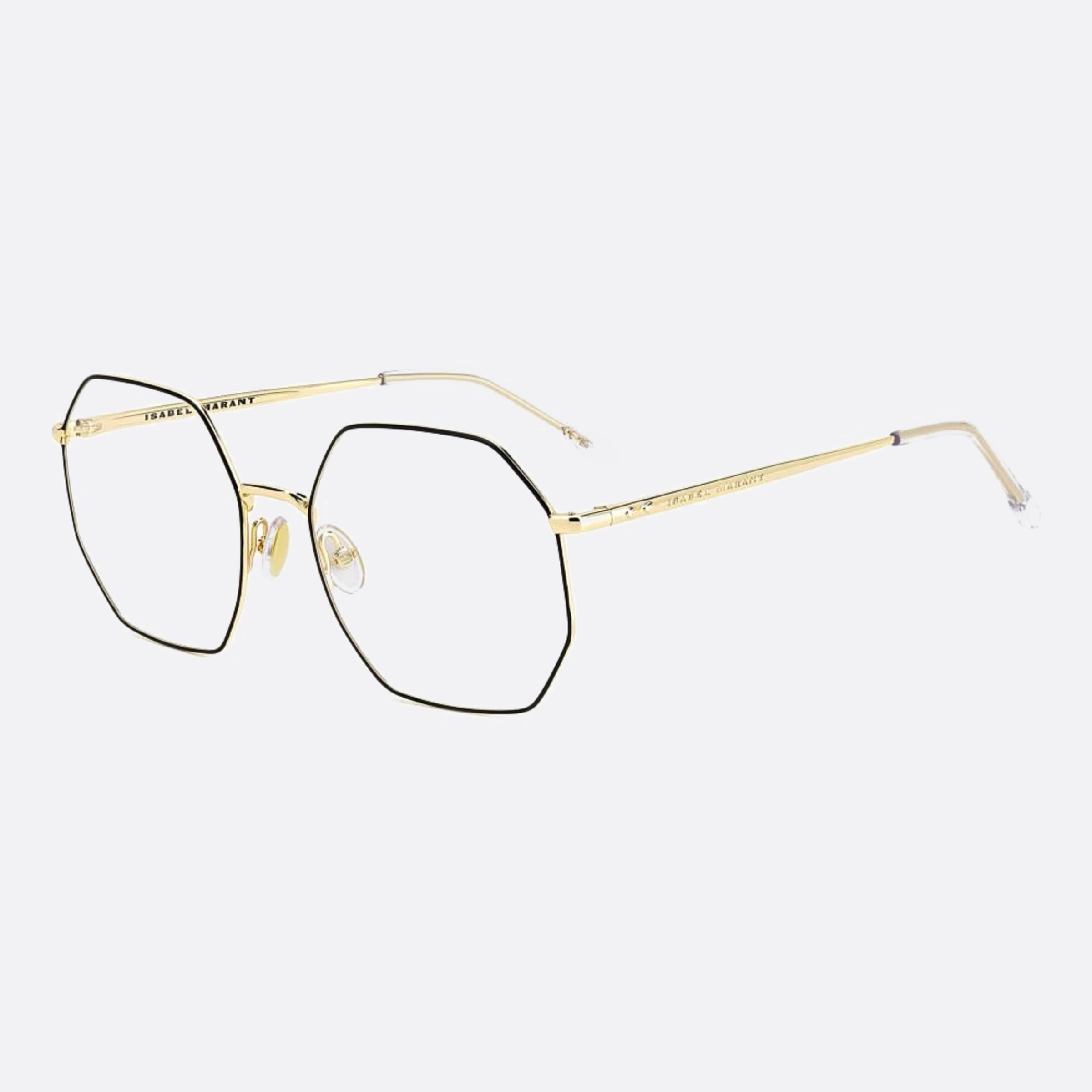 Isabel 55mm Marant Rhl Black Round Women Eyeglasses - Side View