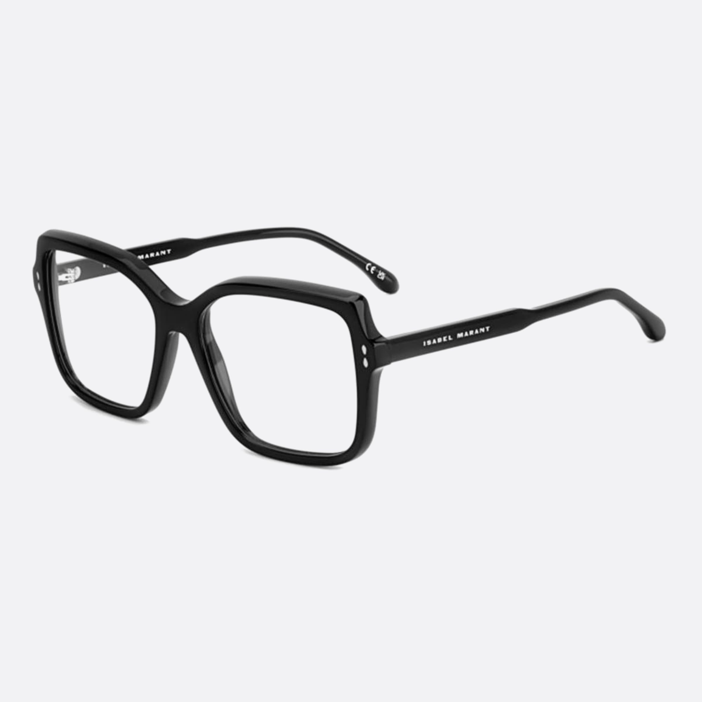 Isabel 54mm Marant Black Rectangle Women Eyeglasses - Side View