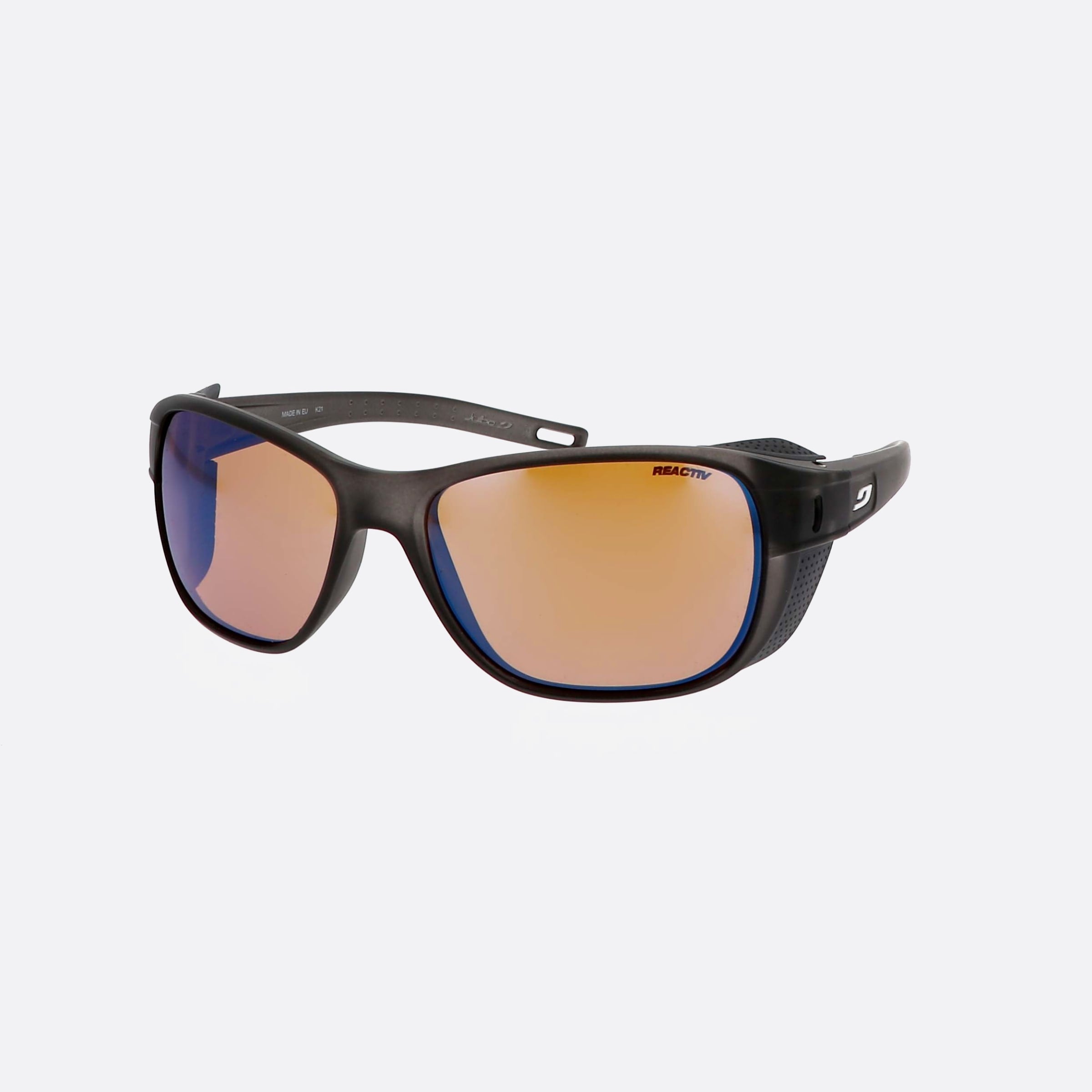Julbo 58mm Camino J501 Black Rectangle Photochromic Unisex Sunglasses - Main View