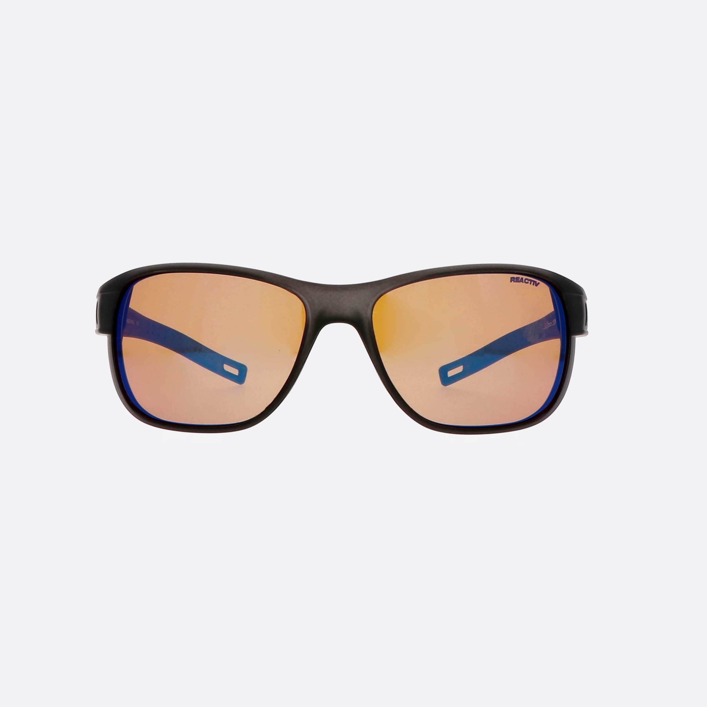 Julbo 58mm Camino J501 Black Rectangle Photochromic Unisex Sunglasses - Side View