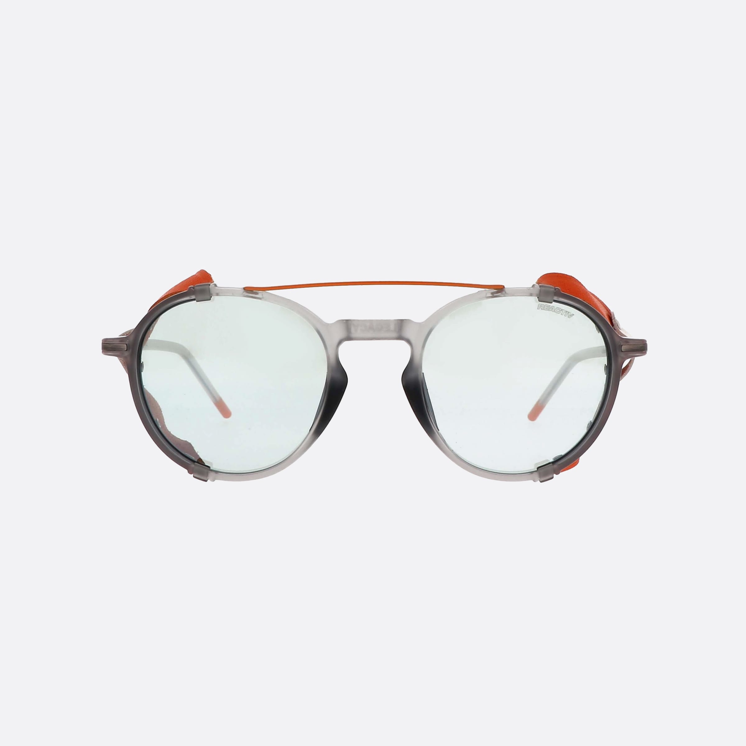 Julbo 51mm Legacy J564 Legacy Legacy Grey Round Photochromic Unisex Sunglasses - Side View