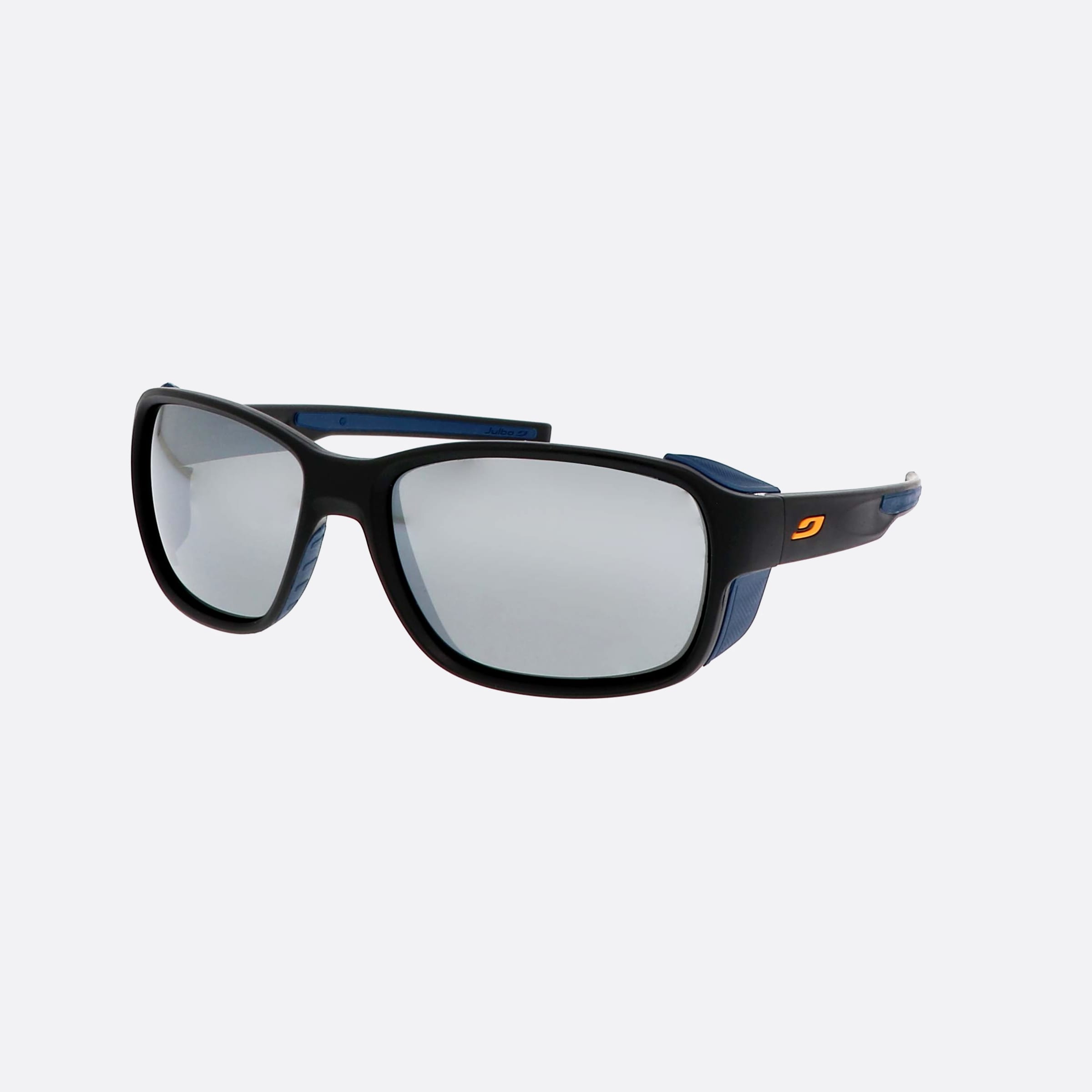 Julbo 54mm Monterosa J542 Black Oval Photochromic Polarized Unisex Sunglasses - Main View