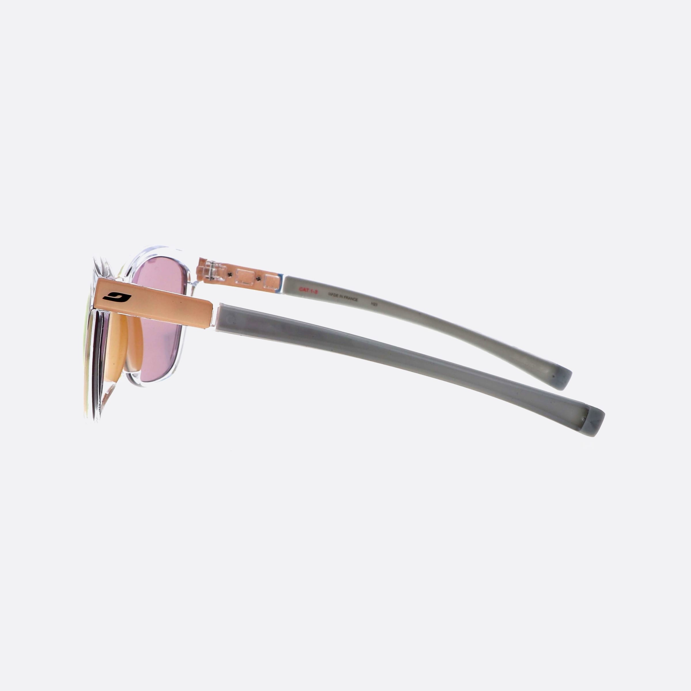 Julbo 54mm Spark J529 Grey Oval Unisex Sunglasses - Detail View