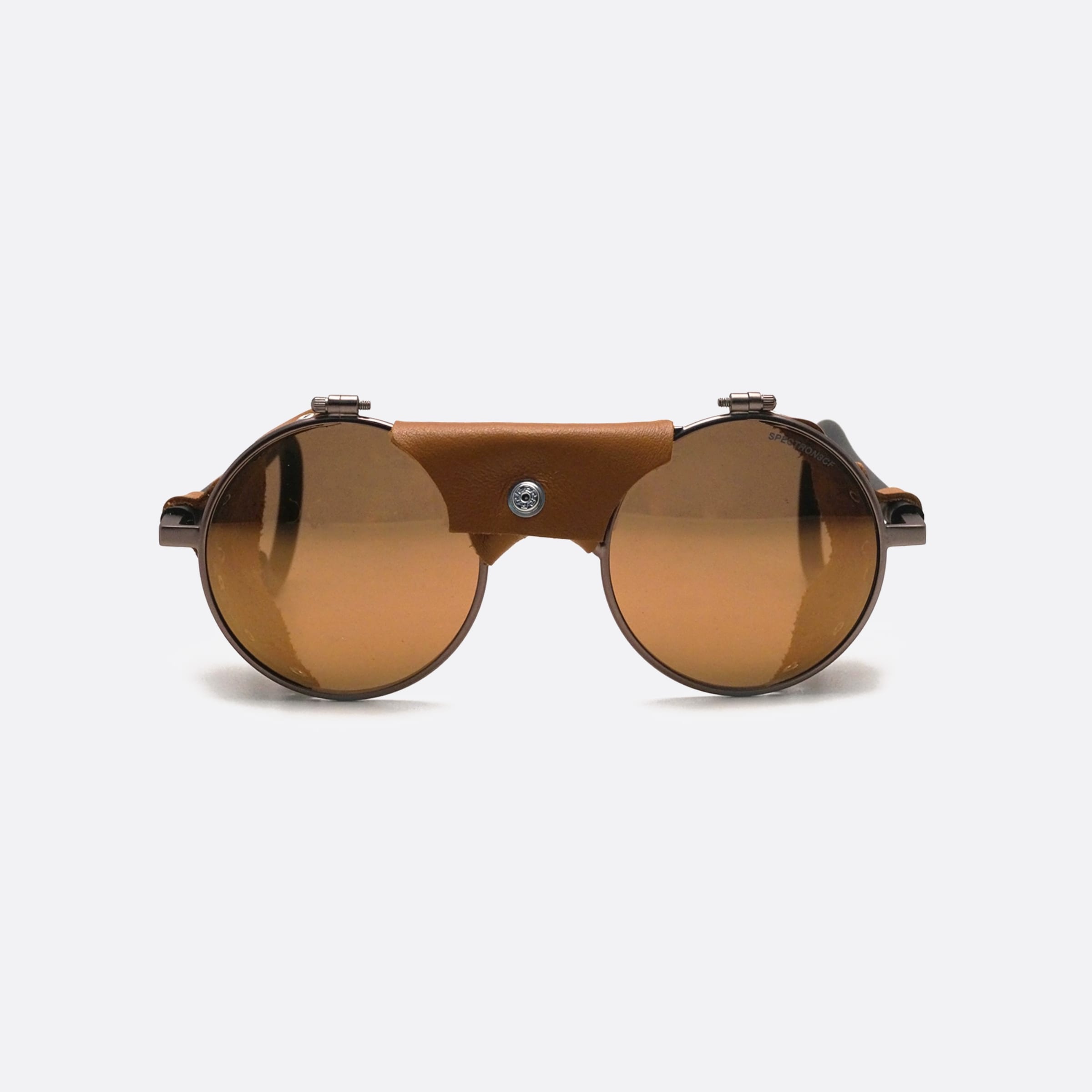 Julbo 51mm Vermont J010 Vermont Vermont Grey Round Unisex Sunglasses - Side View