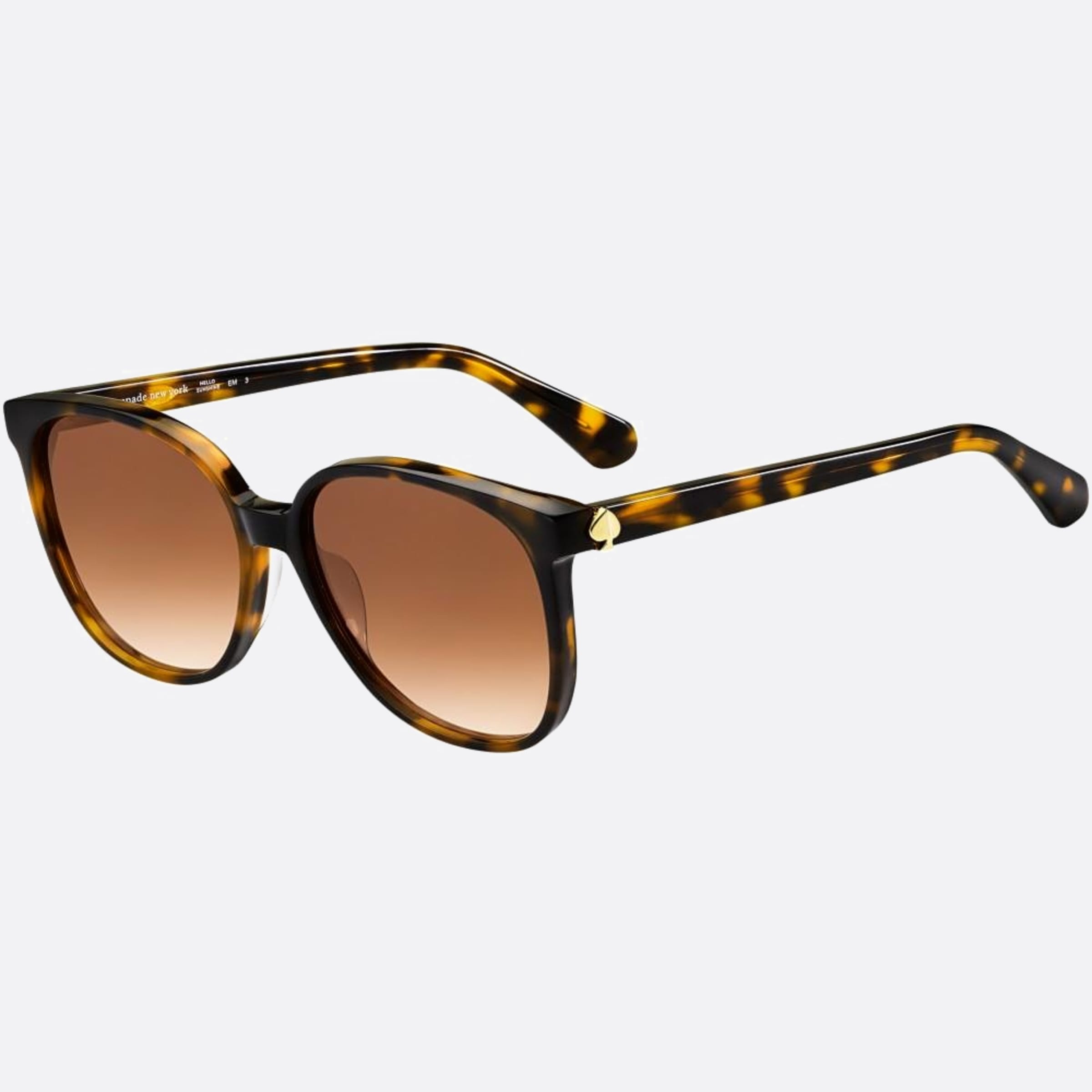 Kate 56mm Spade Alianna Havana Geometric Women Sunglasses - Side View