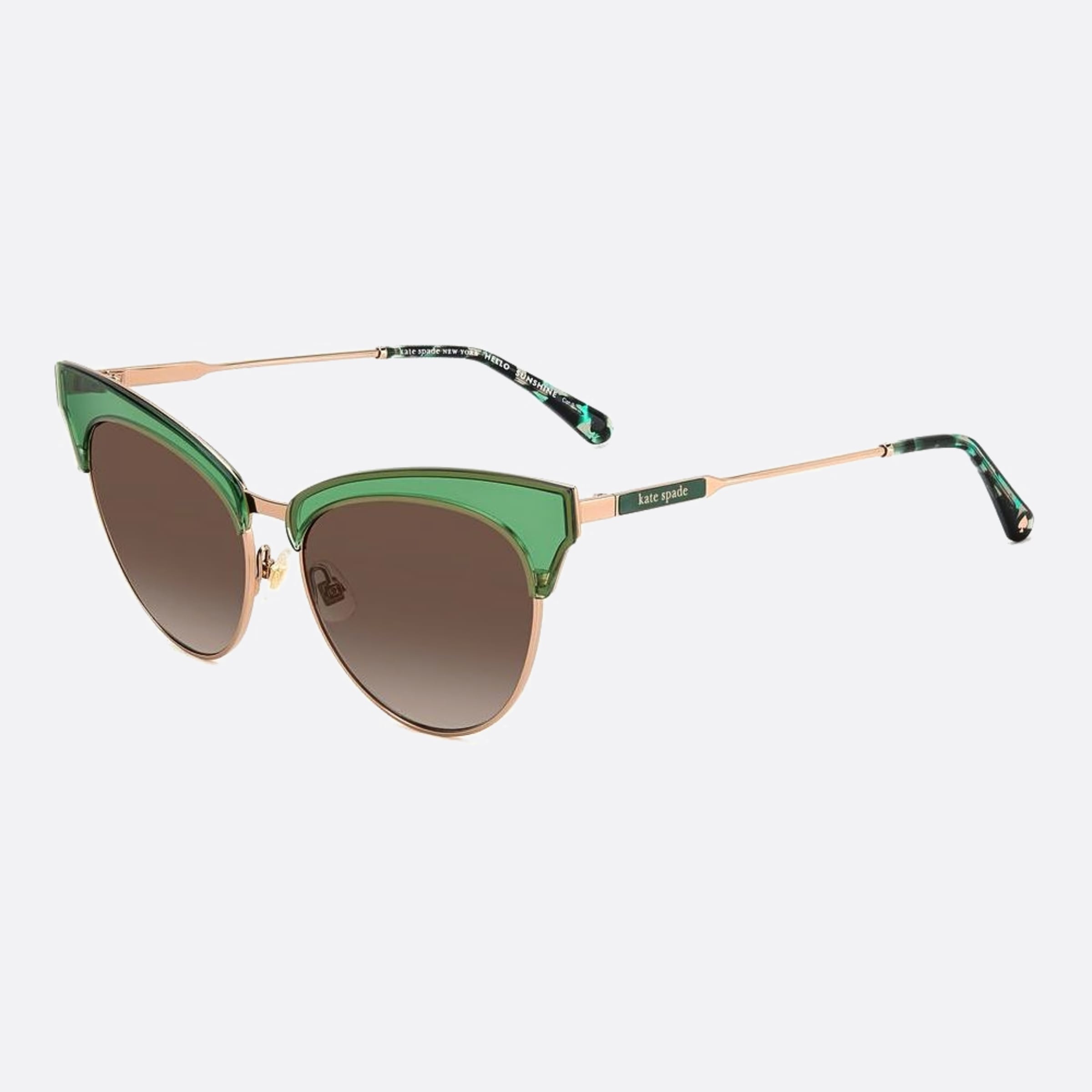 Kate 54mm Spade Alvi 1ed Green Cat Eye Women Sunglasses - Side View