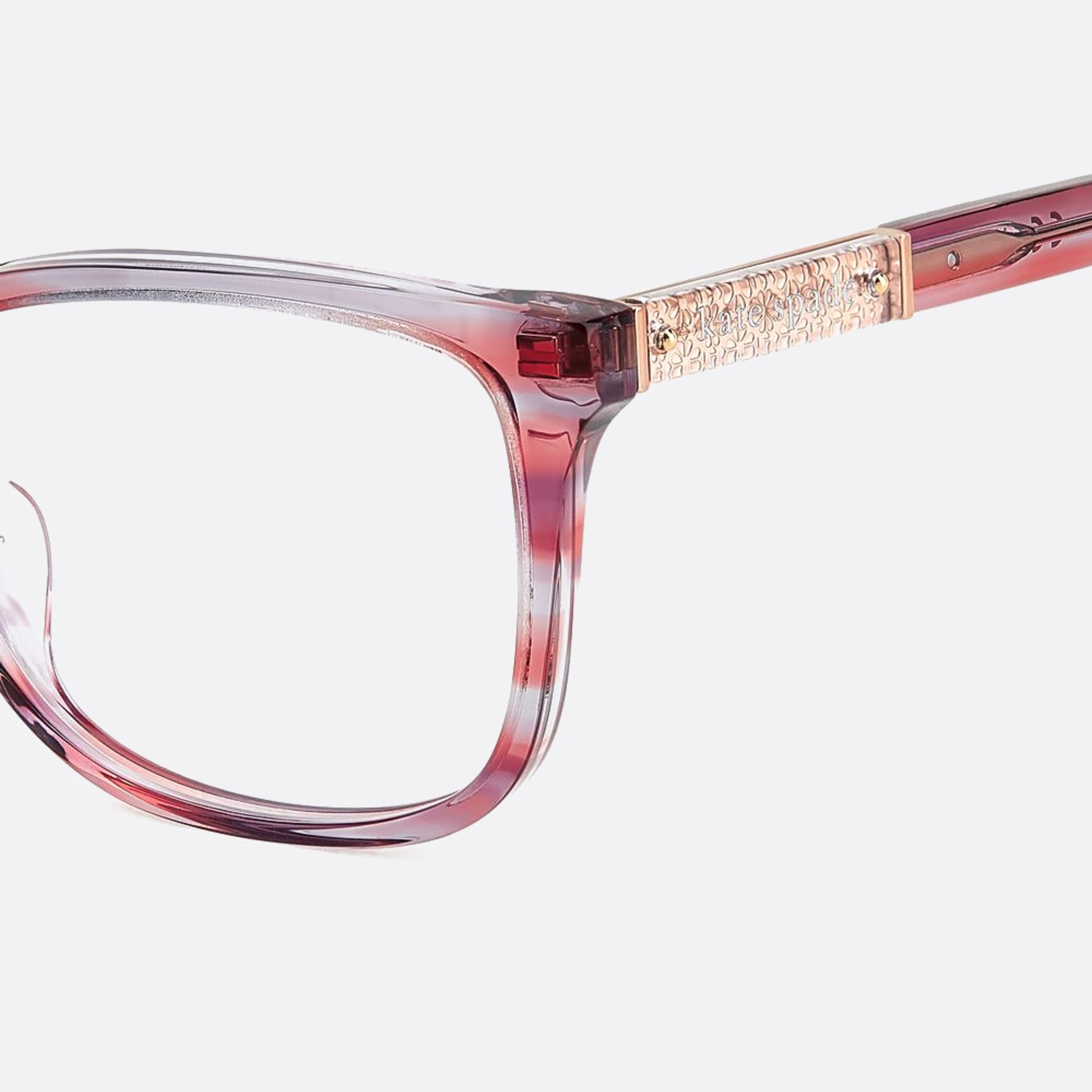 Kate 55mm Spade Amabella 1zx Pink Geometric Women Eyeglasses - Detail View