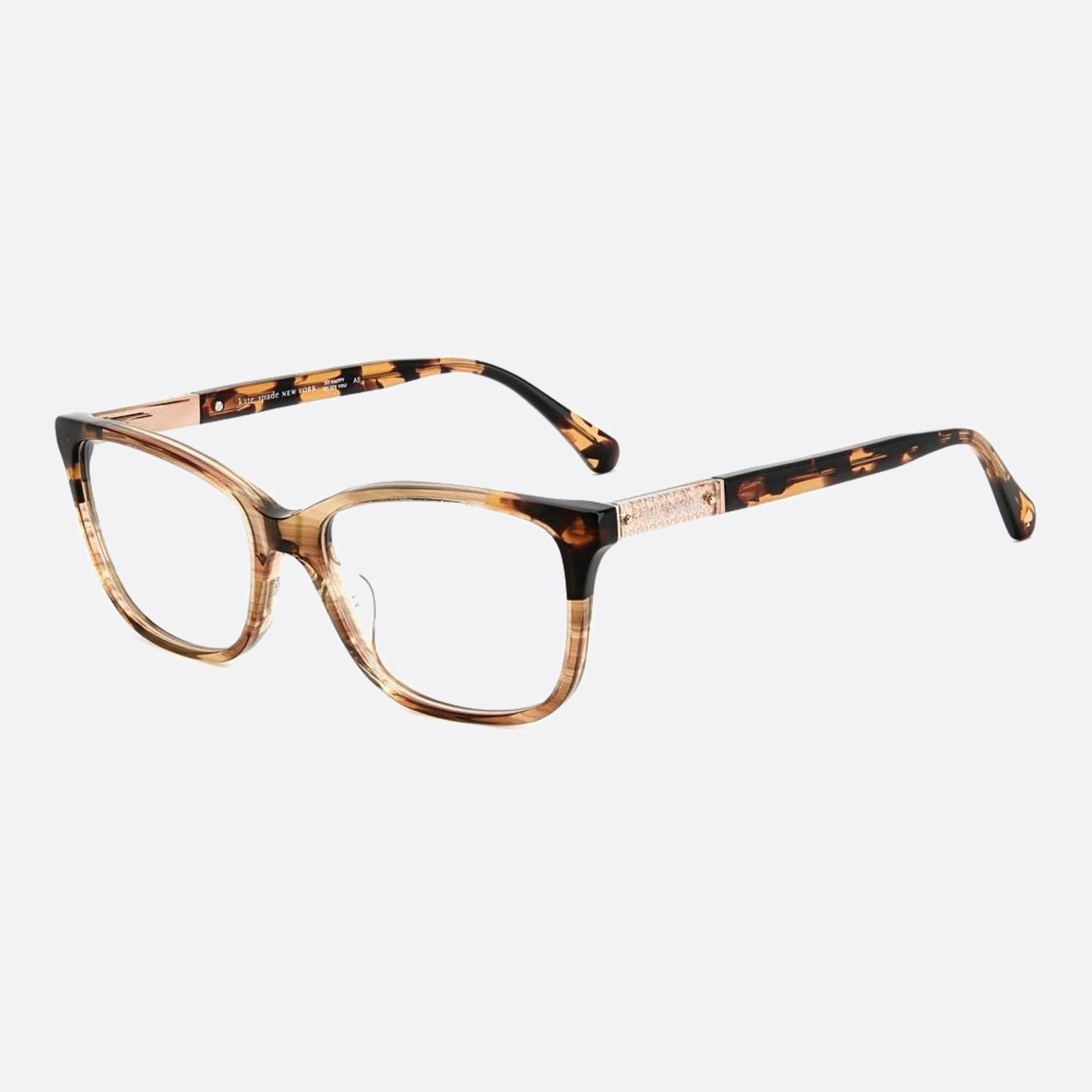 Kate 55mm Spade Amabella 2oh Brown Geometric Women Eyeglasses - Side View
