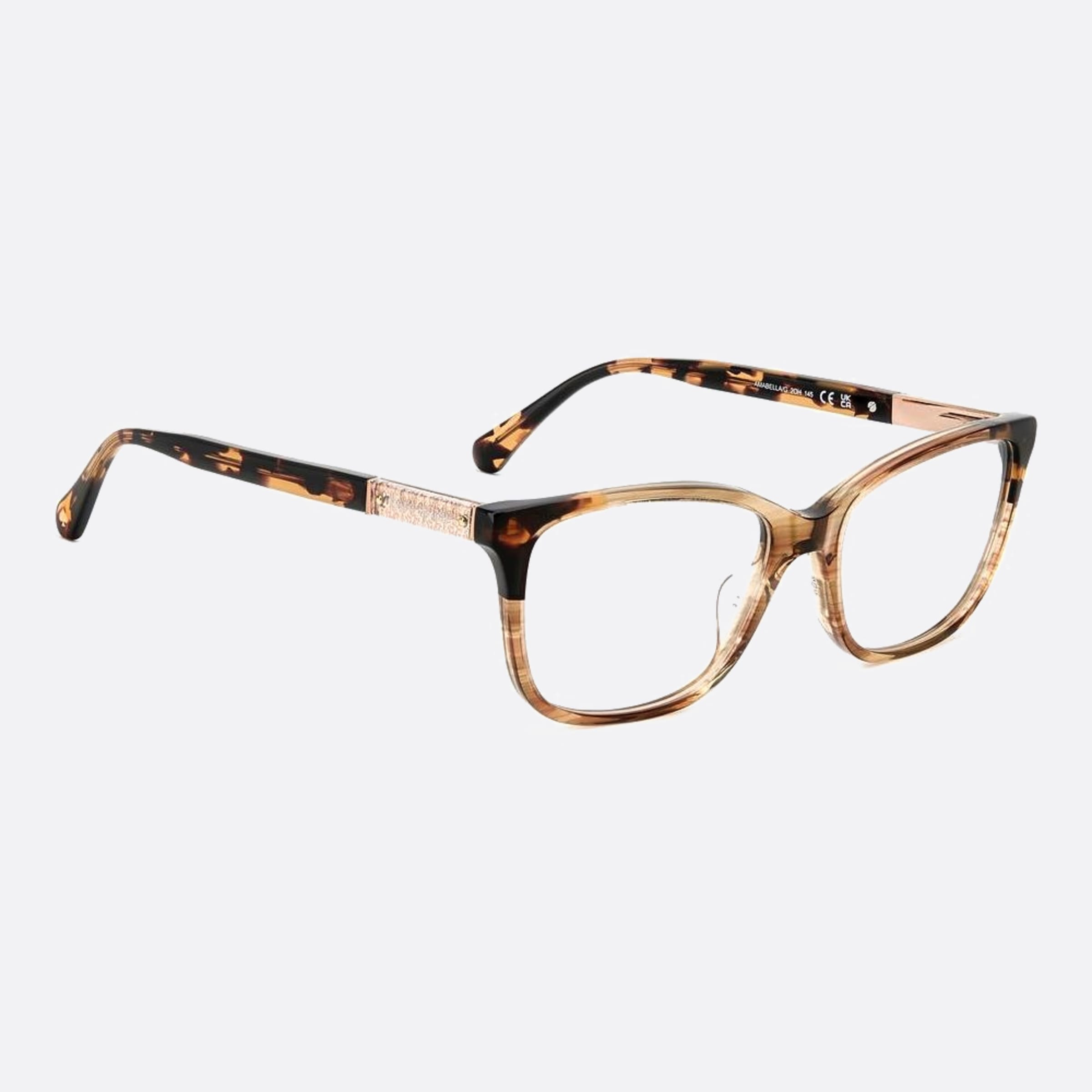 Kate 55mm Spade Amabella 2oh Brown Geometric Women Eyeglasses - Lifestyle Shot