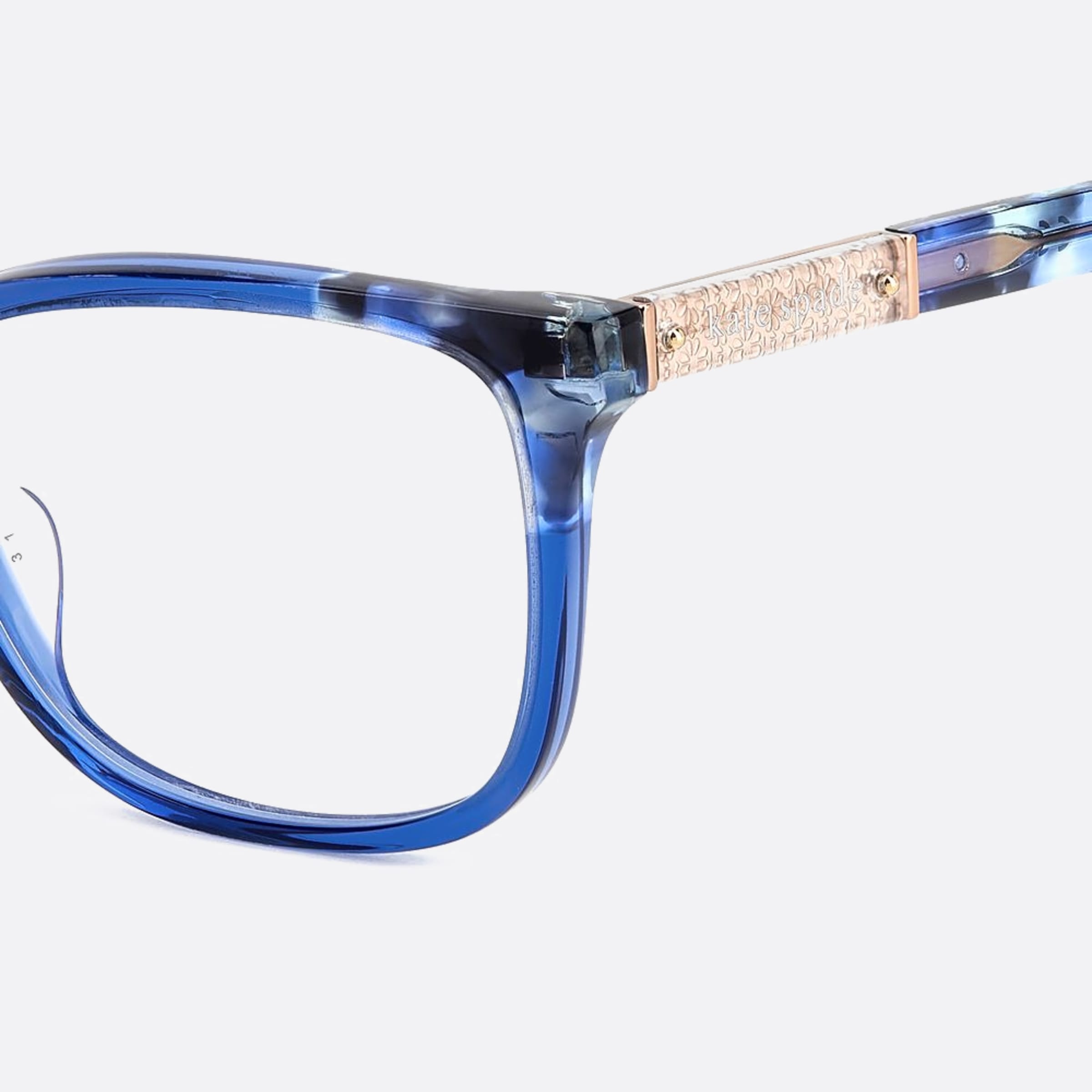 Kate 55mm Spade Amabella Pjp Blue Geometric Women Eyeglasses - Detail View