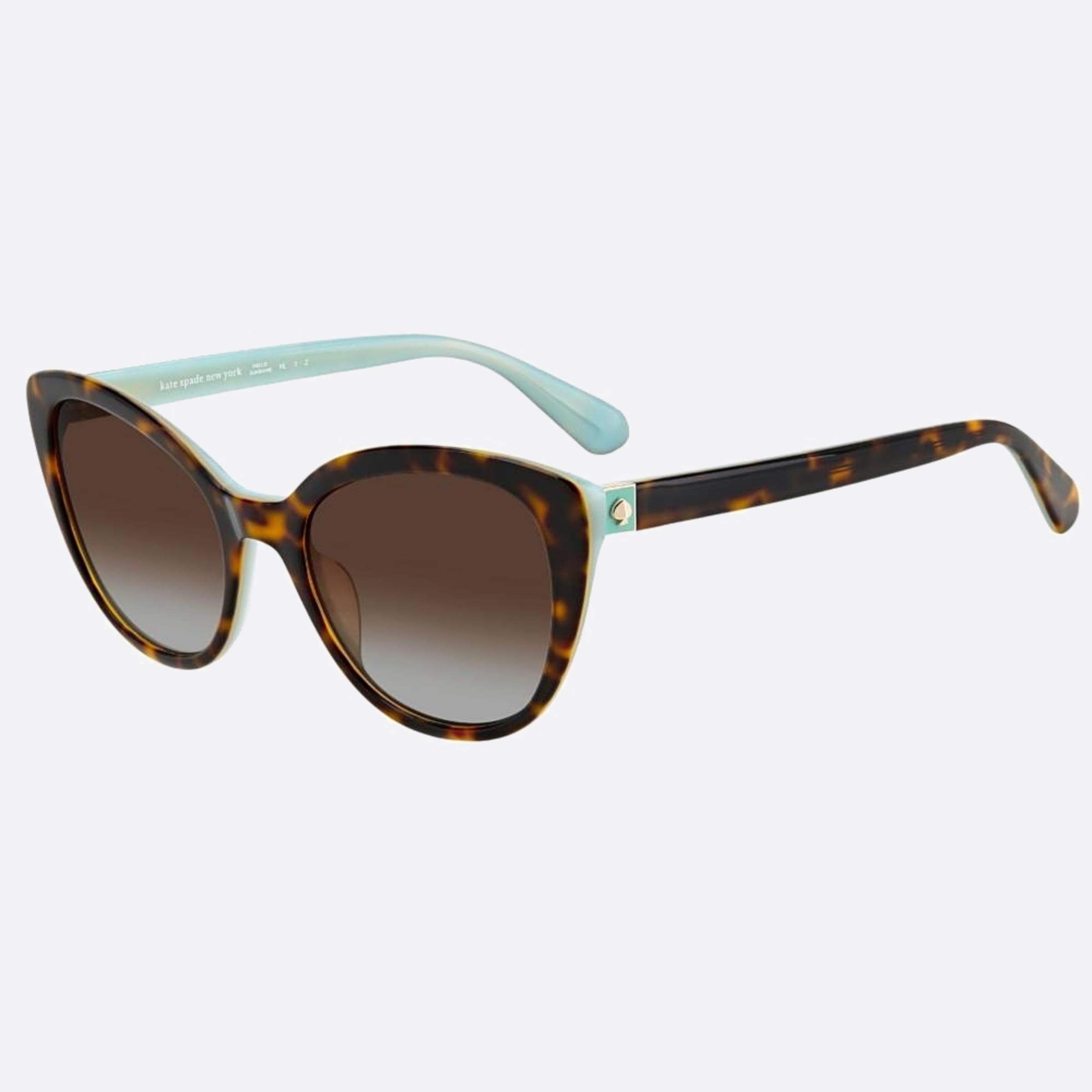 Kate 55mm Spade Amberlee Havana Cat Eye Women Sunglasses - Side View