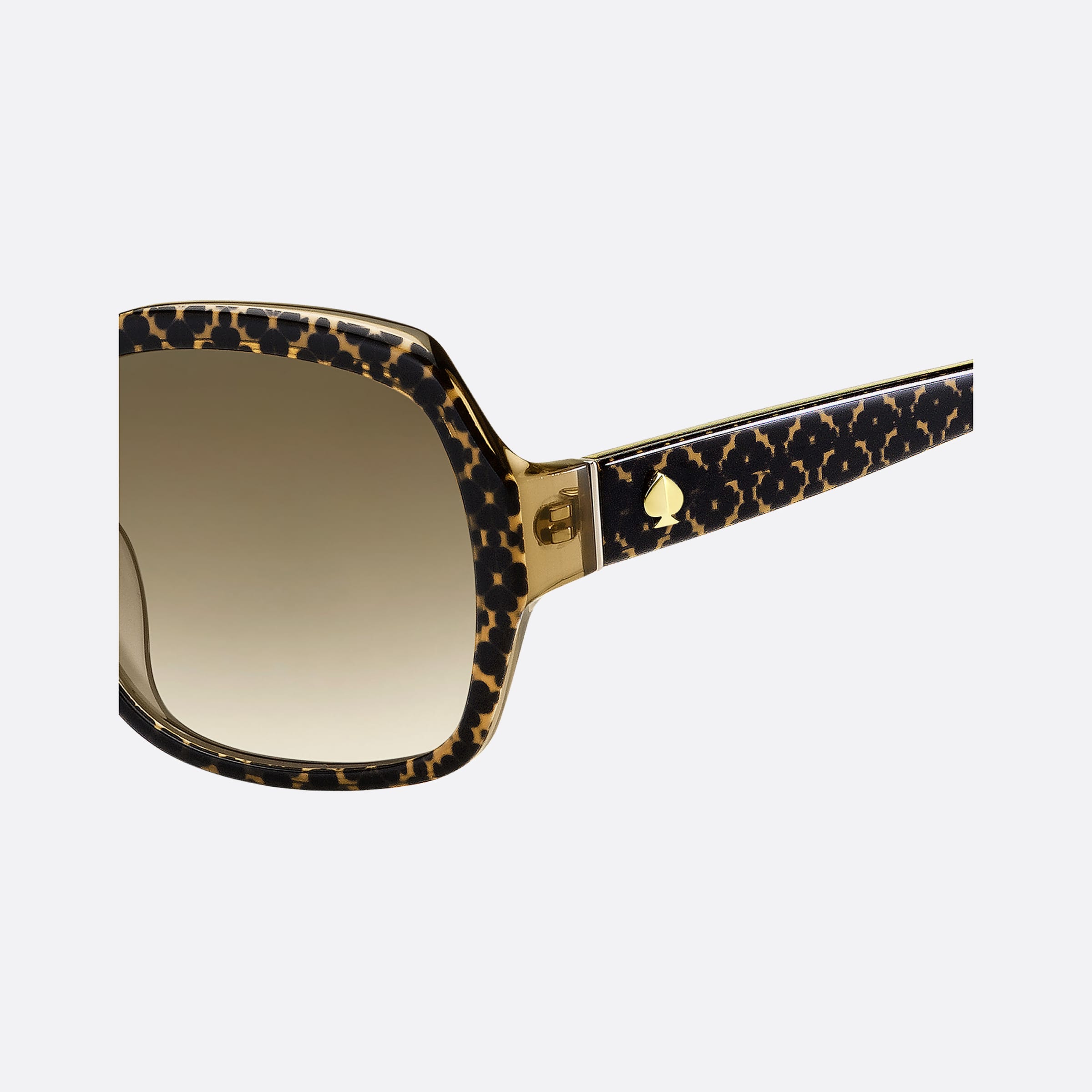 Kate 57mm Spade Amberlynn Y1j Black Butterfly Polarized Women Sunglasses - Detail View