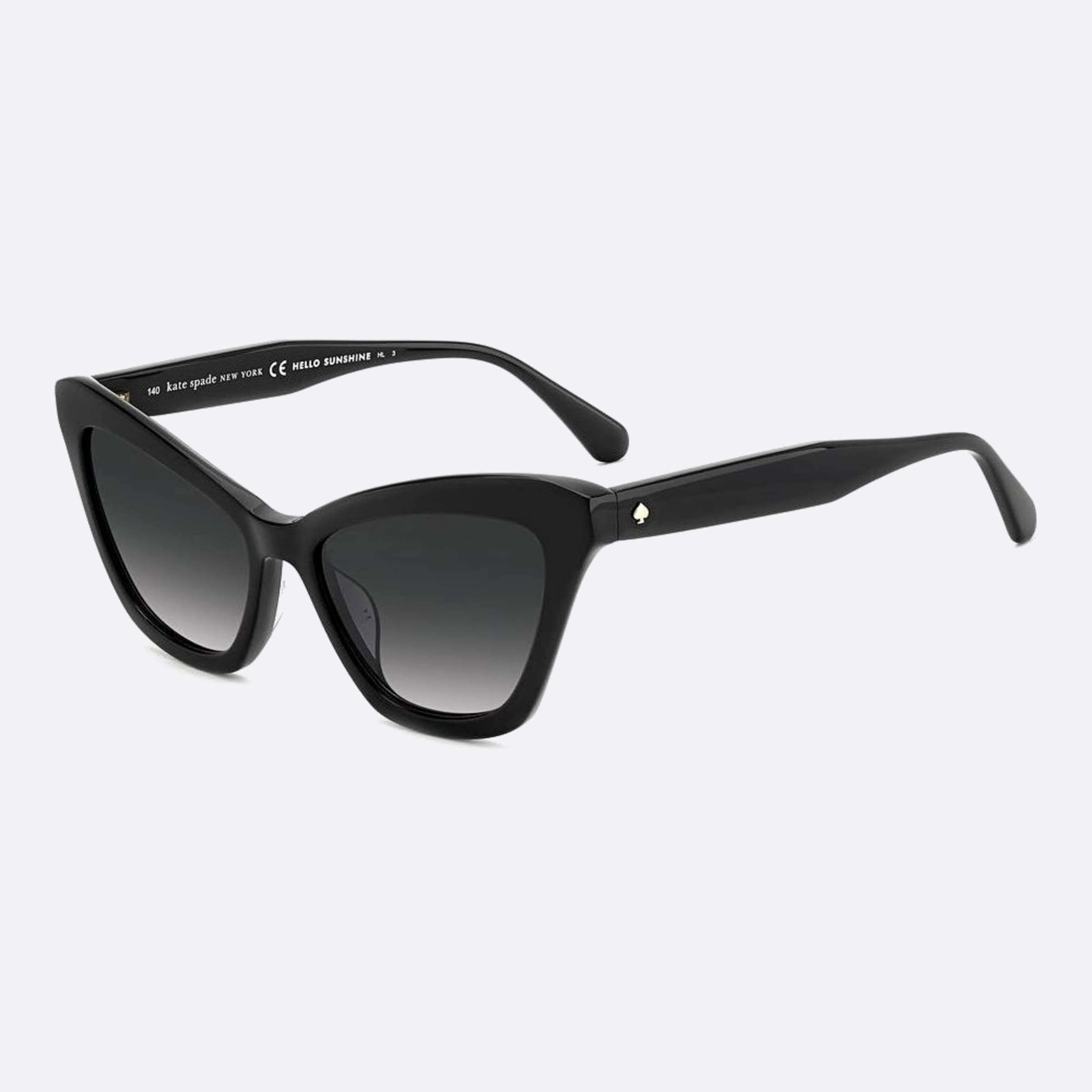 Kate 54mm Spade Amelie Black Squared Women Sunglasses - Side View