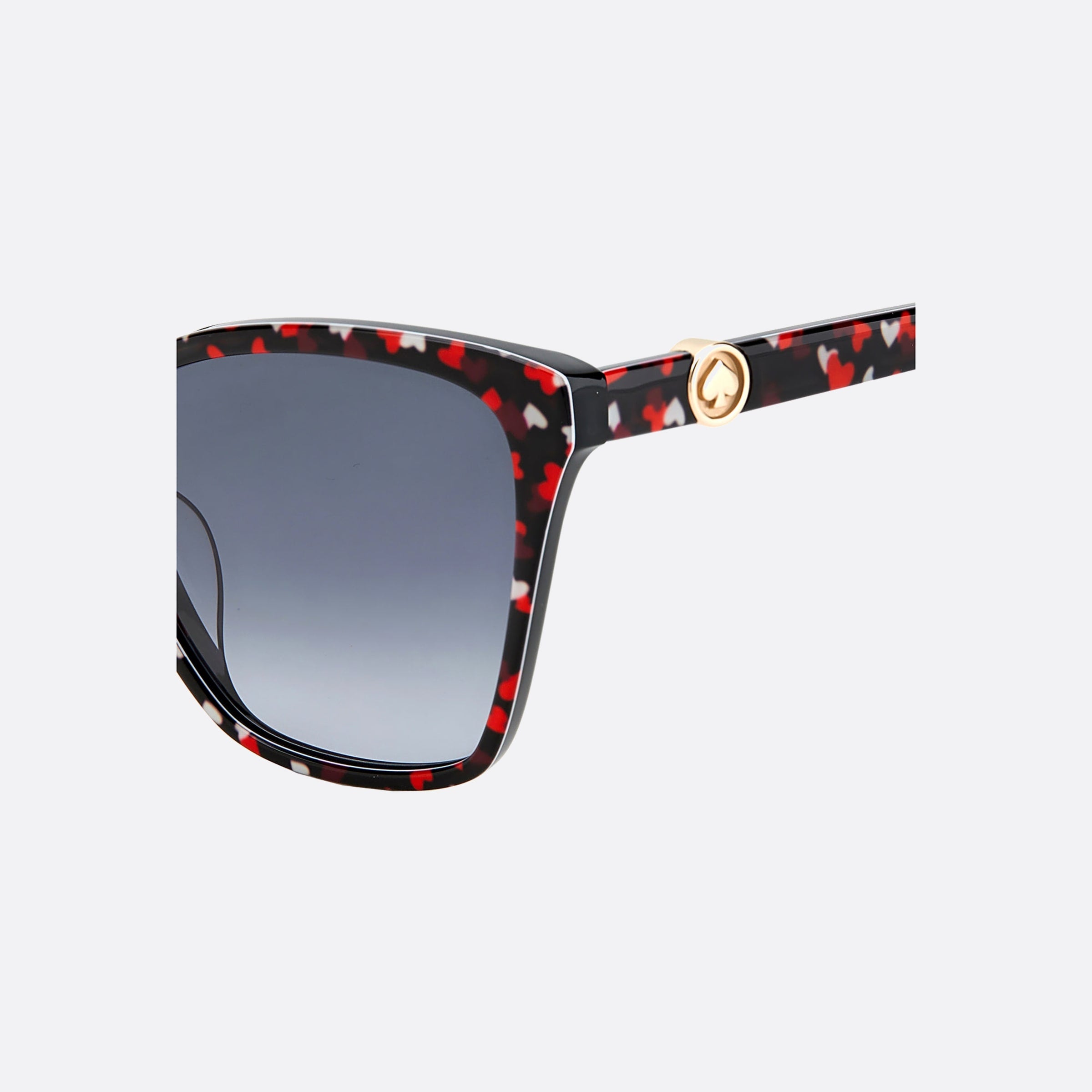 Kate 56mm Spade Amiyah F74 Black Geometric Women Sunglasses - Lifestyle Shot