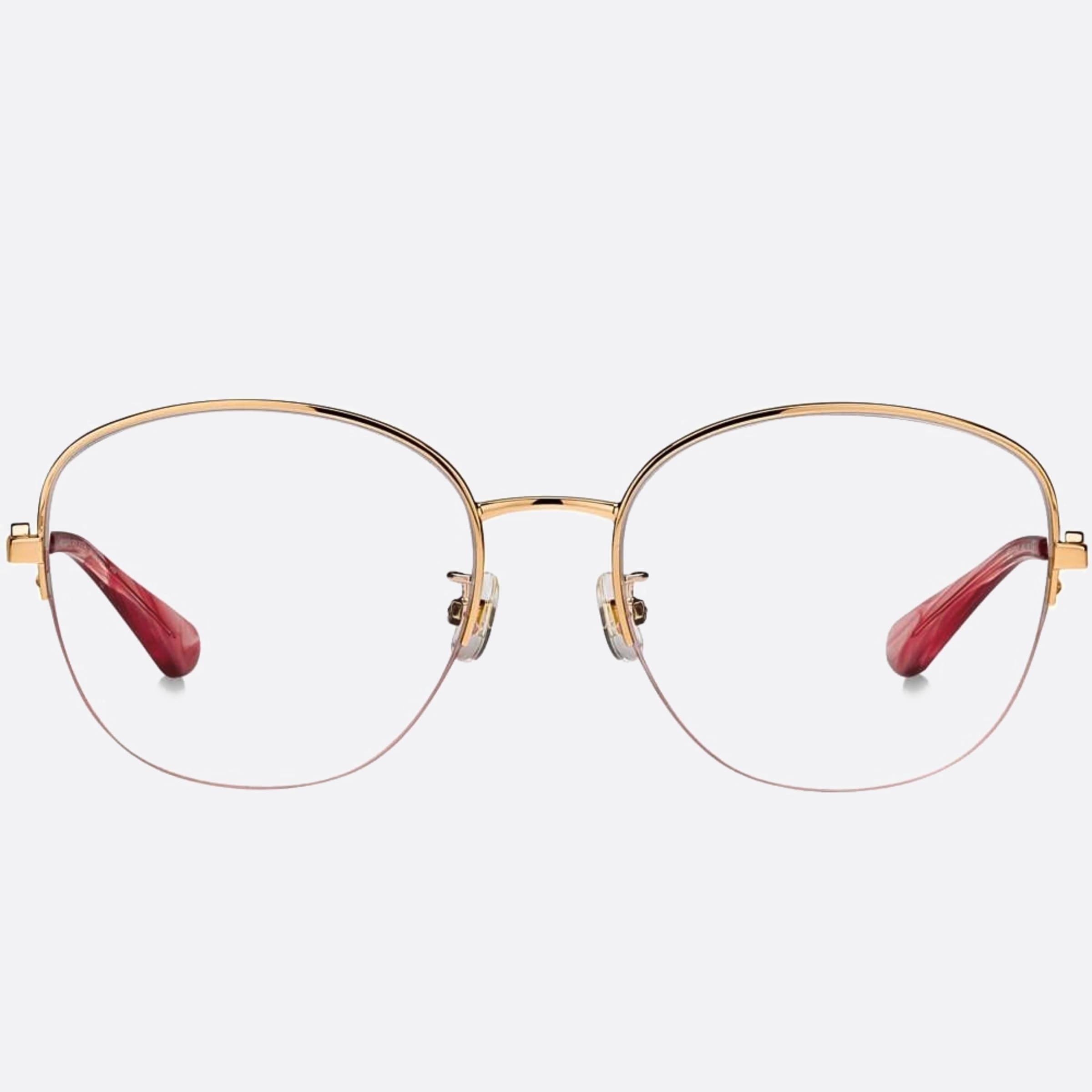 Kate 55mm Spade Arianne Au2 Red Round Women Eyeglasses - Main View