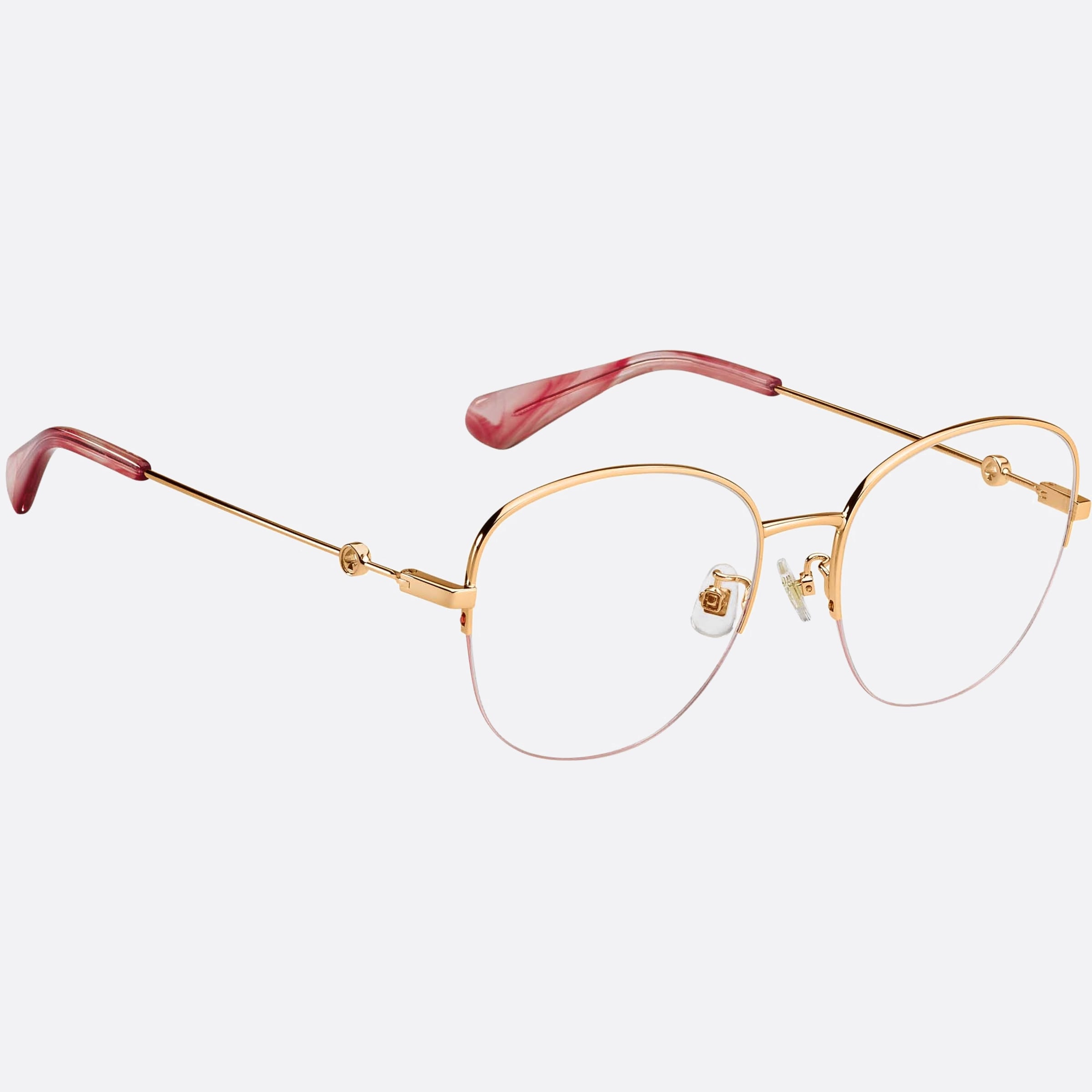 Kate 55mm Spade Arianne Au2 Red Round Women Eyeglasses - Detail View