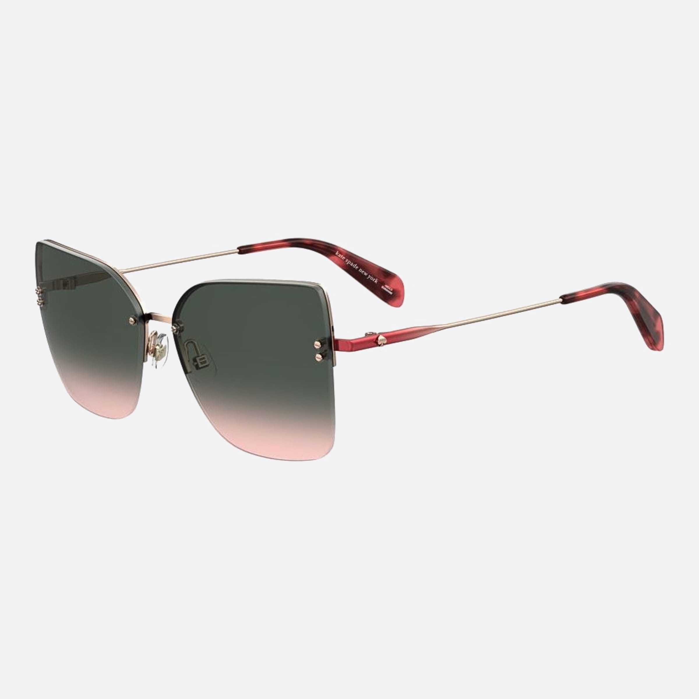 Kate 58mm Spade Ariella Au2 Gold Geometric Women Sunglasses - Side View