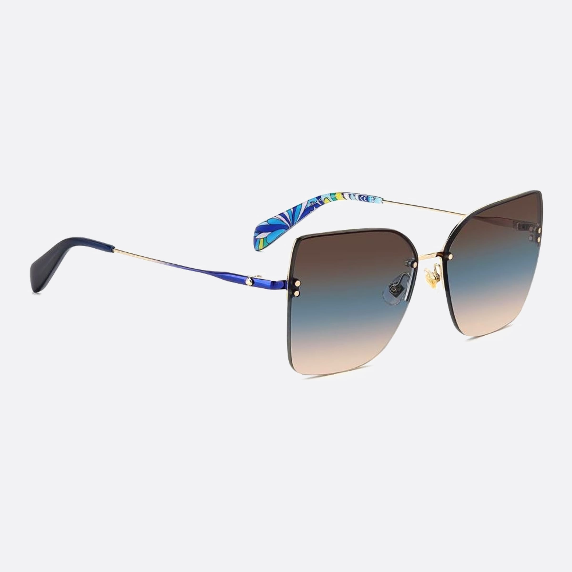 Kate 58mm Spade Ariella Lks Blue Geometric Women Sunglasses - Lifestyle Shot