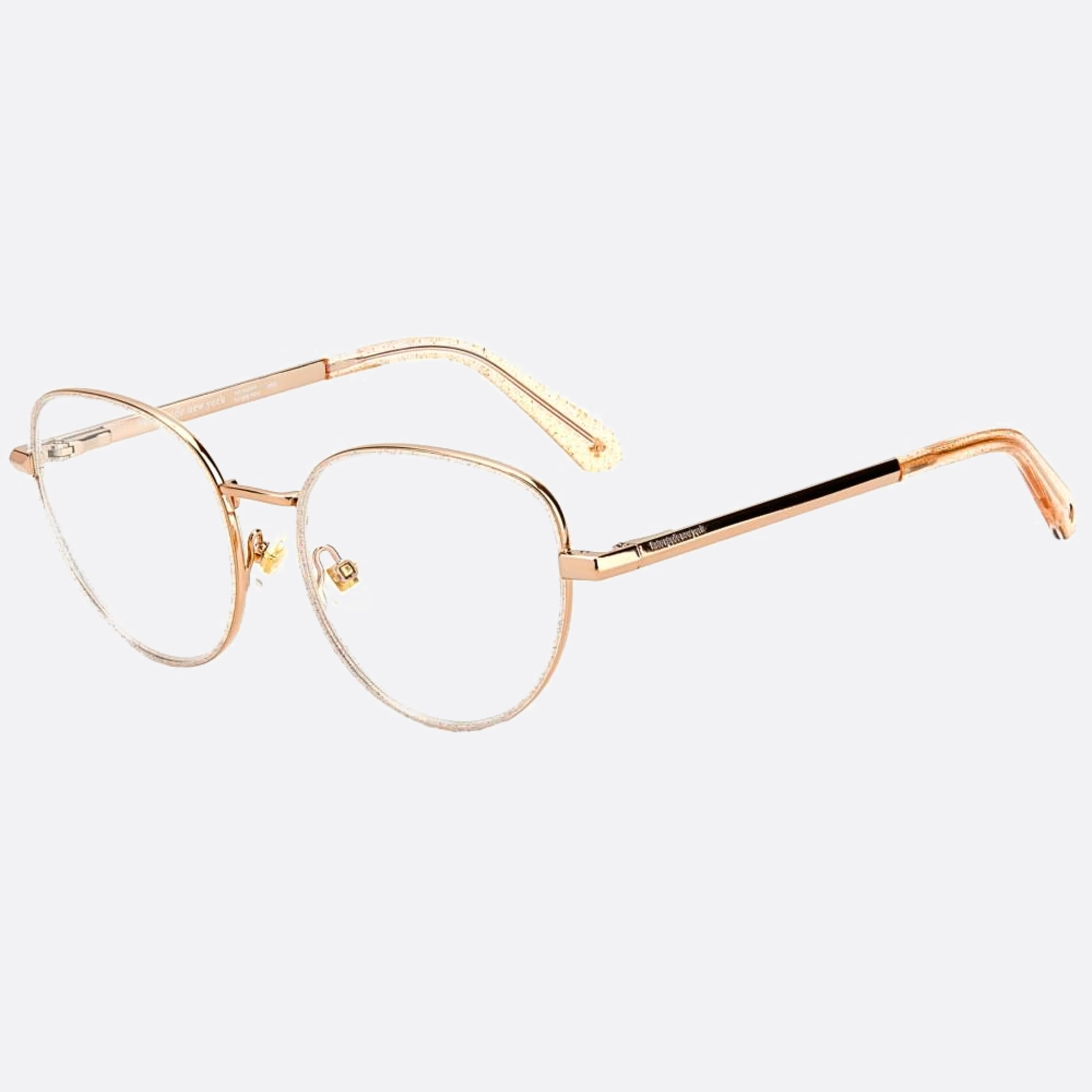 Kate 52mm Spade Ayla Au2 Rose Gold Cat Eye Women Eyeglasses - Side View