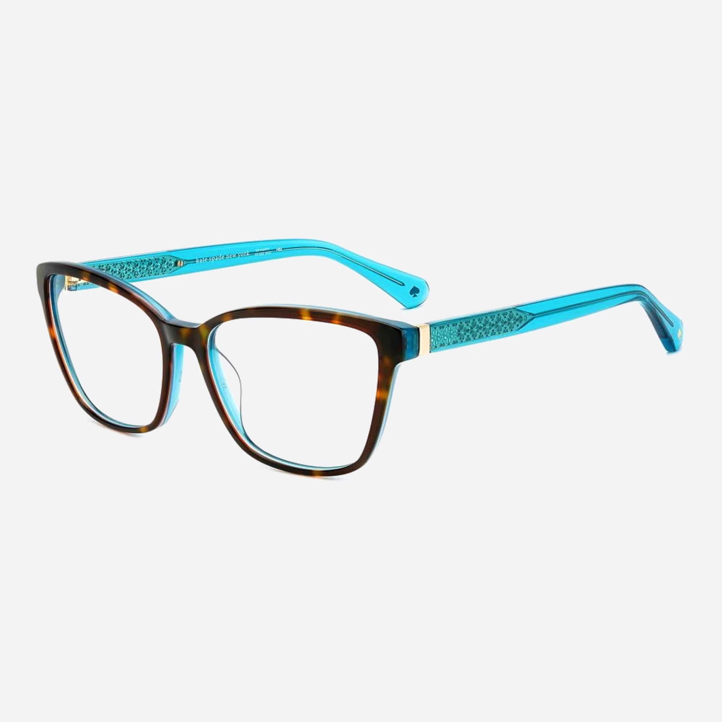 Kate 55mm Spade Belen Yap Havana Squared Women Eyeglasses - Side View